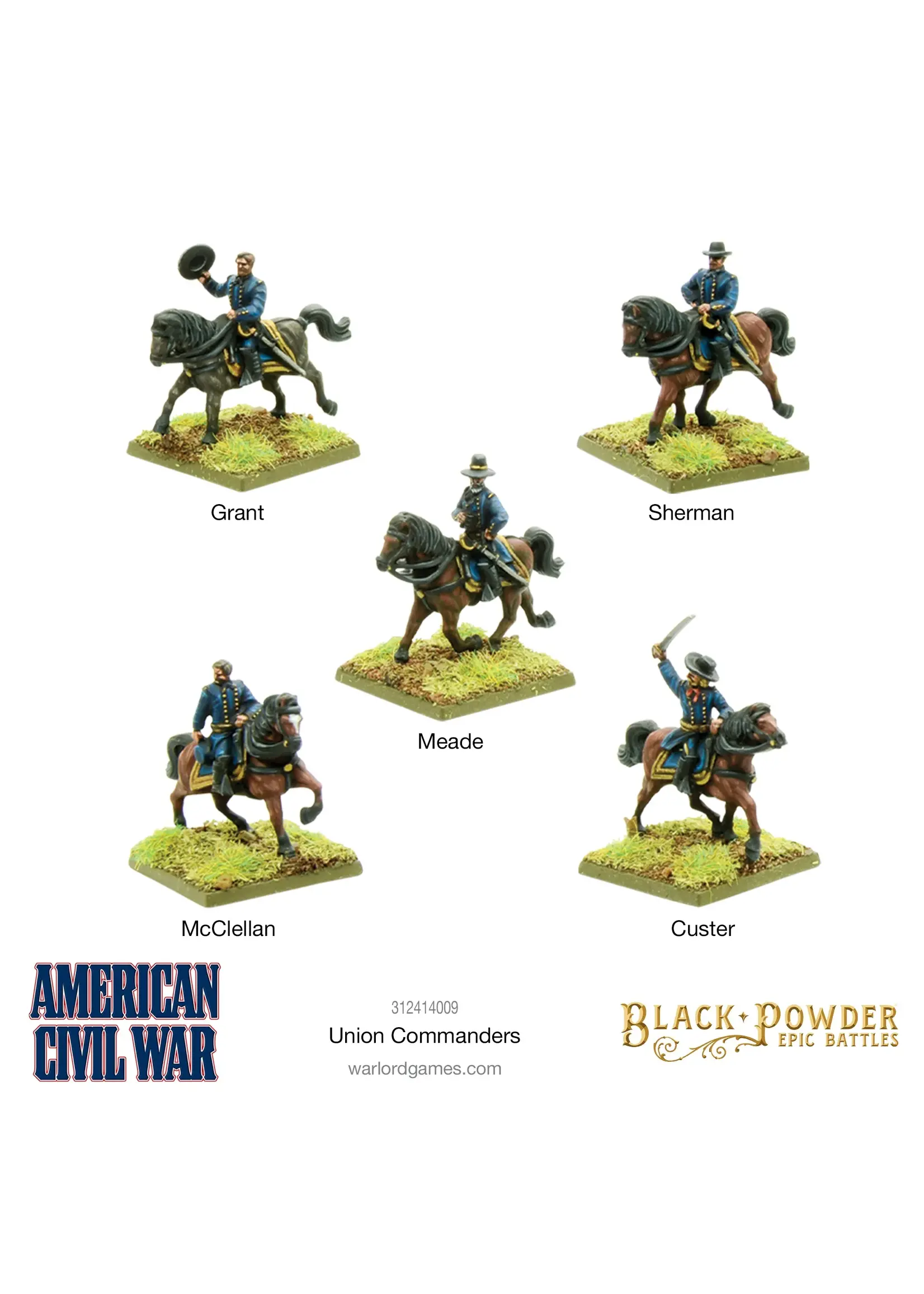 Black Powder Black Powder Epic Battles: American Civil War Union Commanders