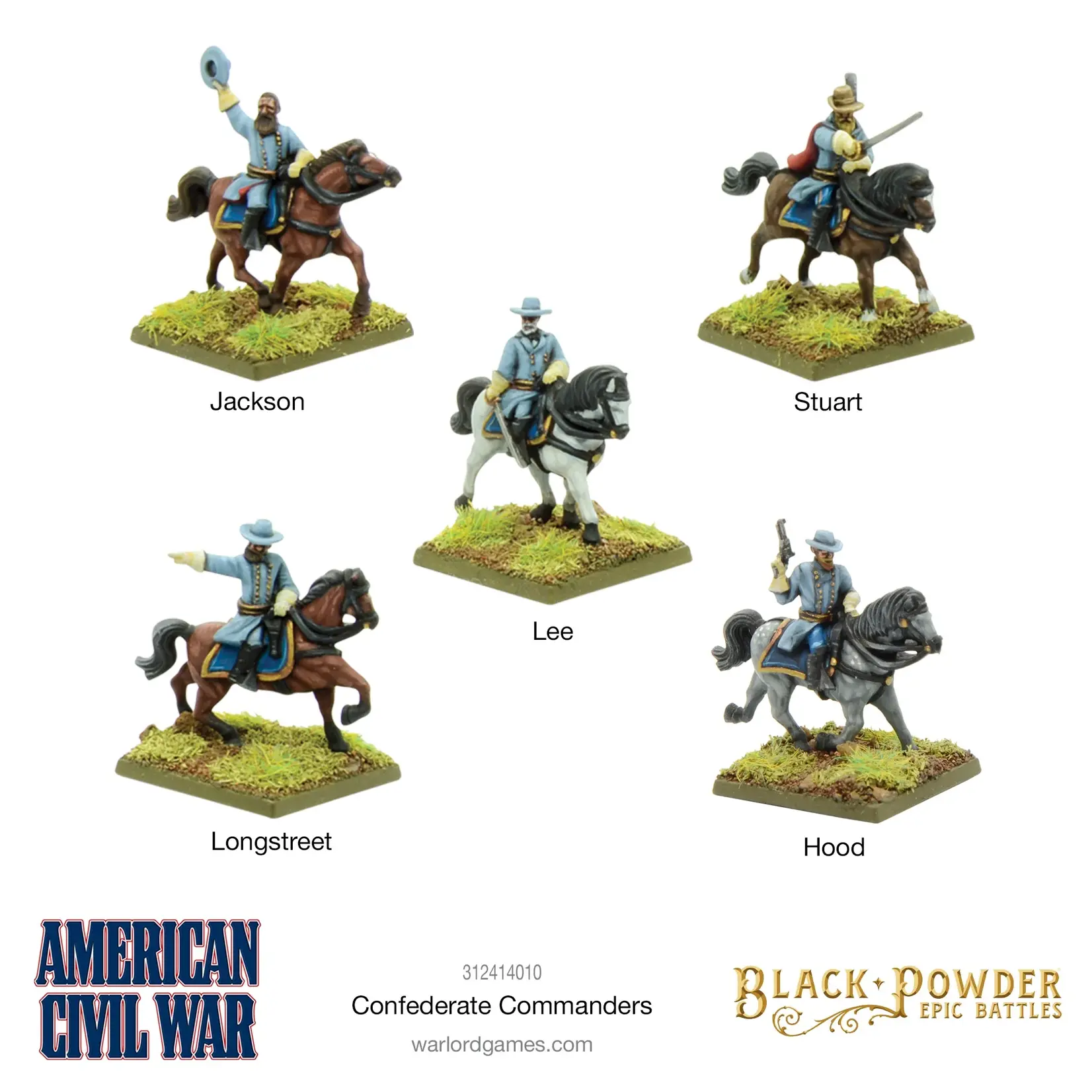 Black Powder Black Powder Epic Battles: American Civil War Confederate Commanders