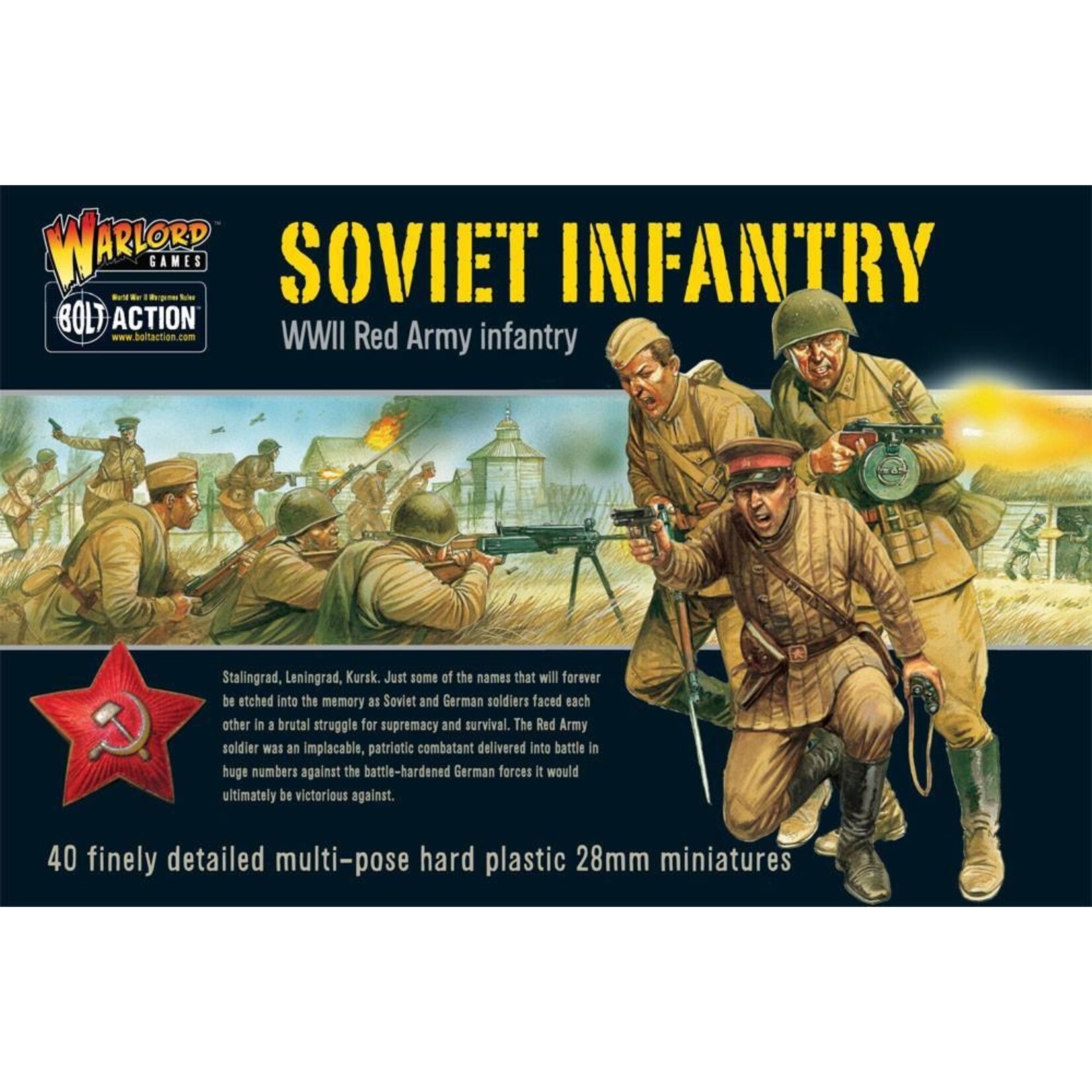 Bolt action Soviet Infantry plastic box set