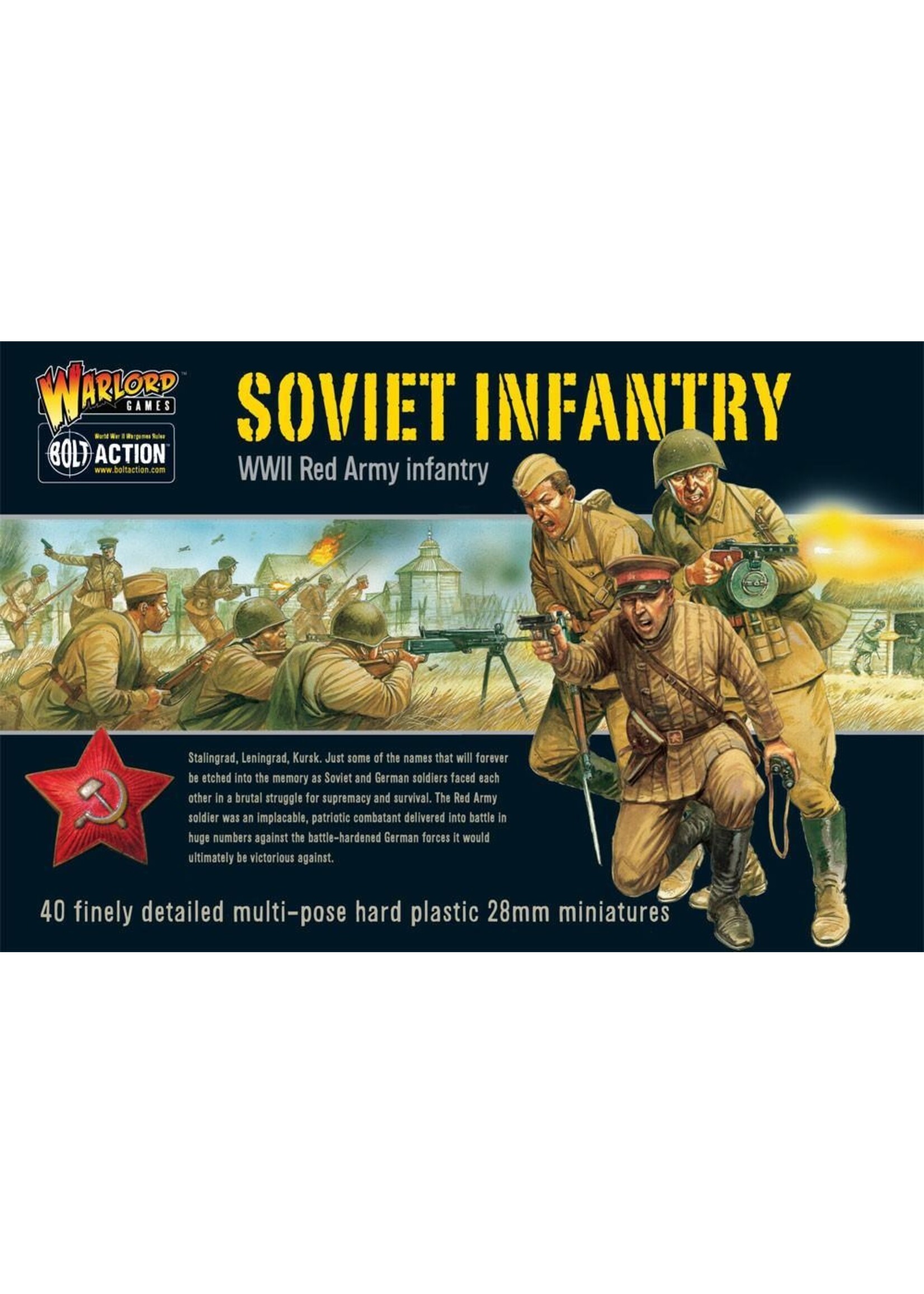 Bolt action Soviet Infantry plastic box set