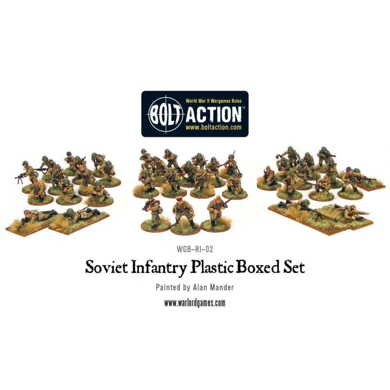 Bolt action Soviet Infantry plastic box set