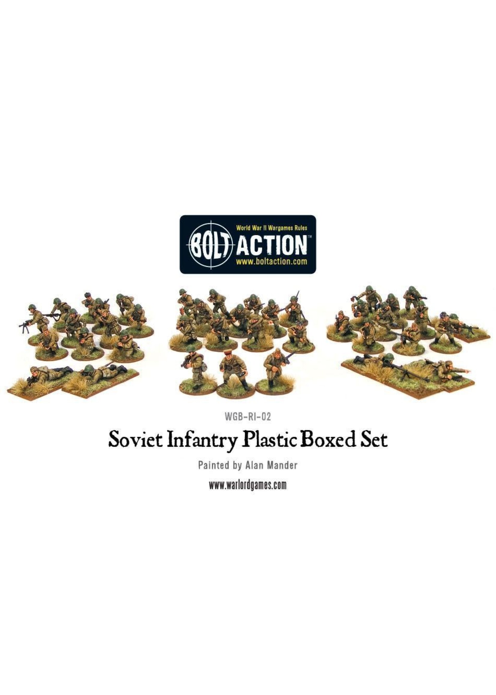 Bolt action Soviet Infantry plastic box set