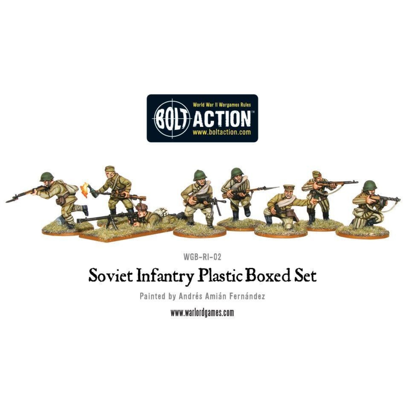 Bolt action Soviet Infantry plastic box set