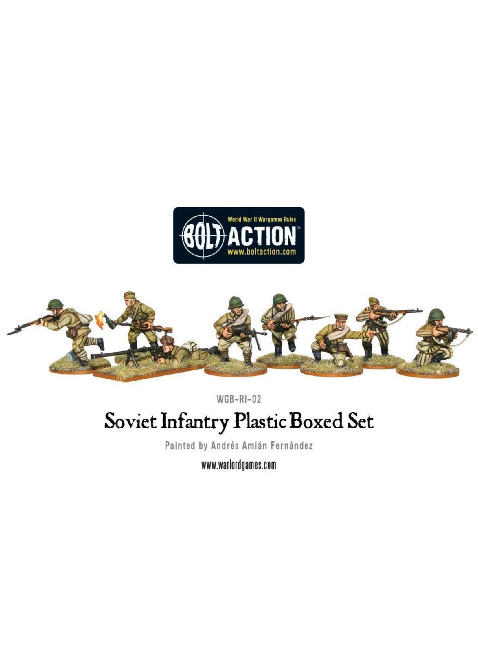 Bolt action Soviet Infantry plastic box set