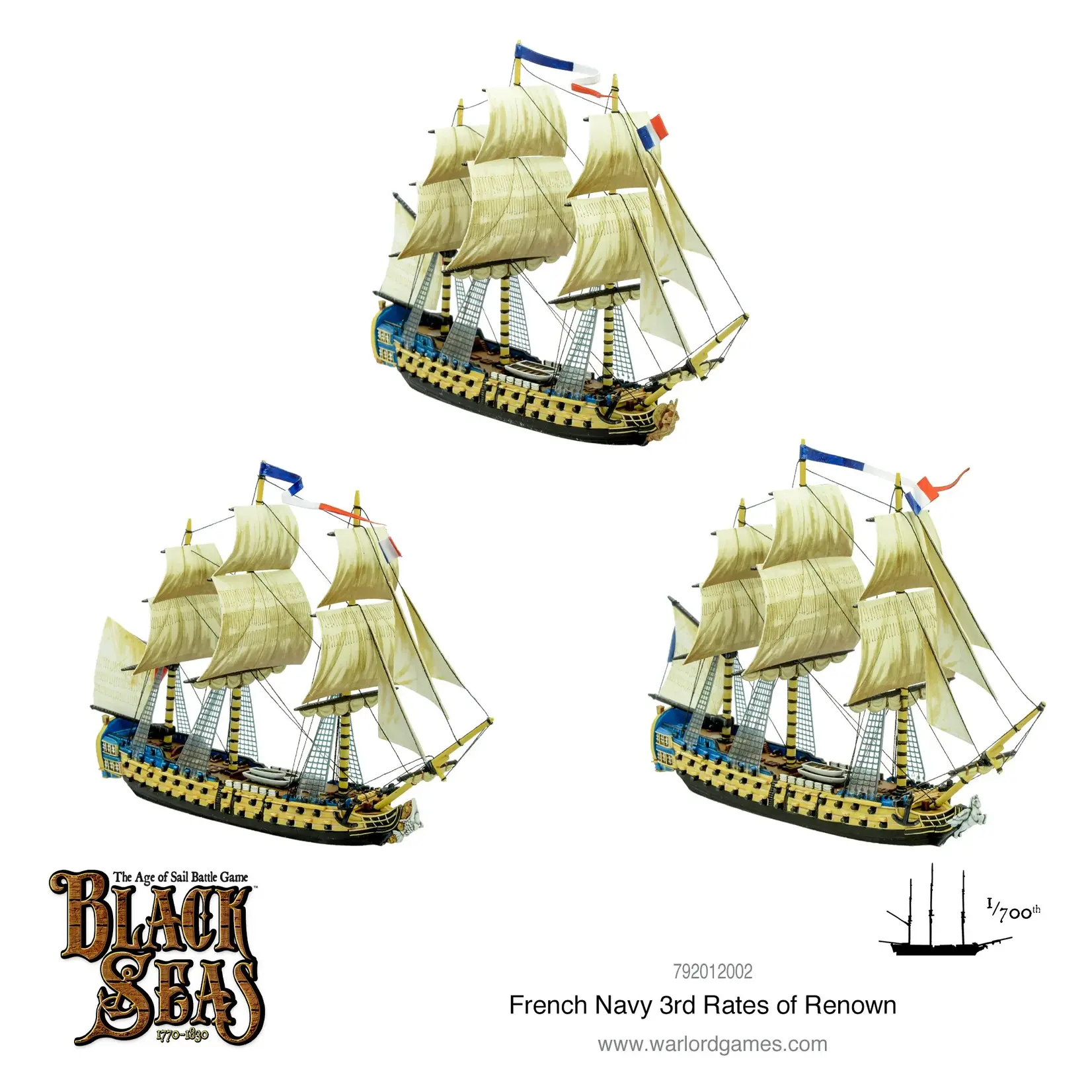 Black Seas French Navy 3rd Rates of Renown