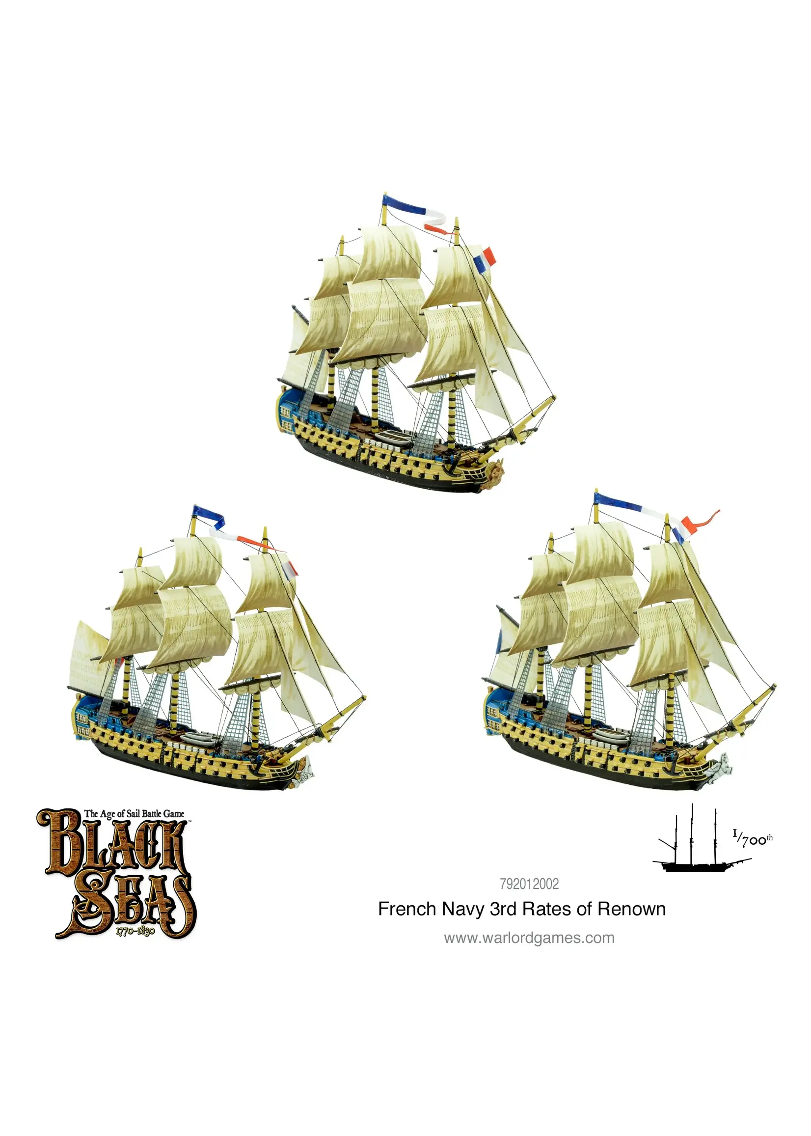 Black Seas French Navy 3rd Rates of Renown