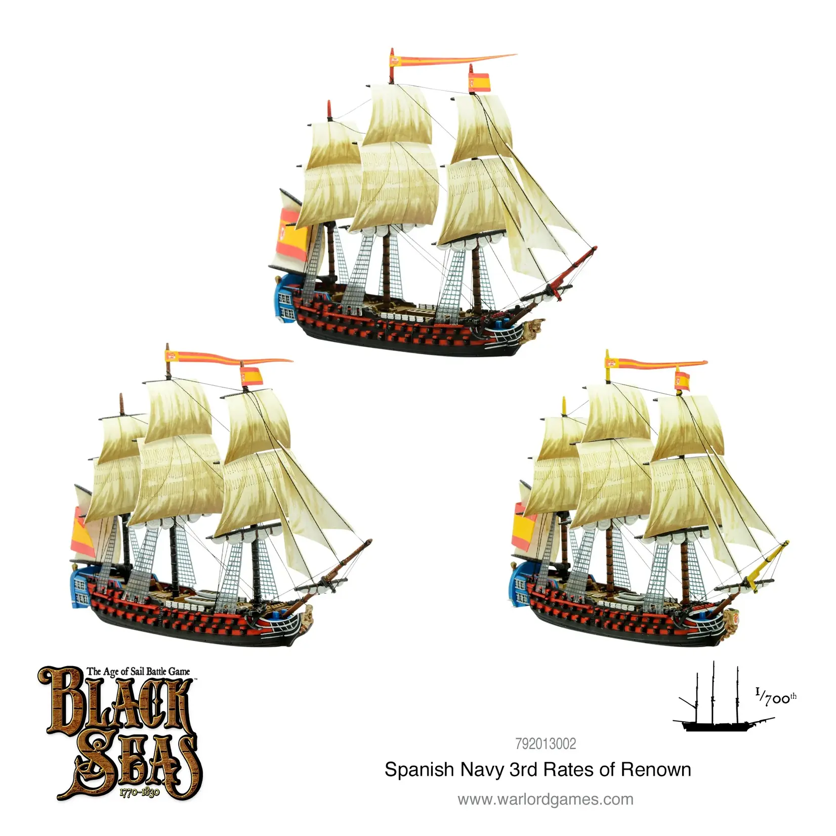 Black Seas Spanish Navy 3rd Rates of Renown