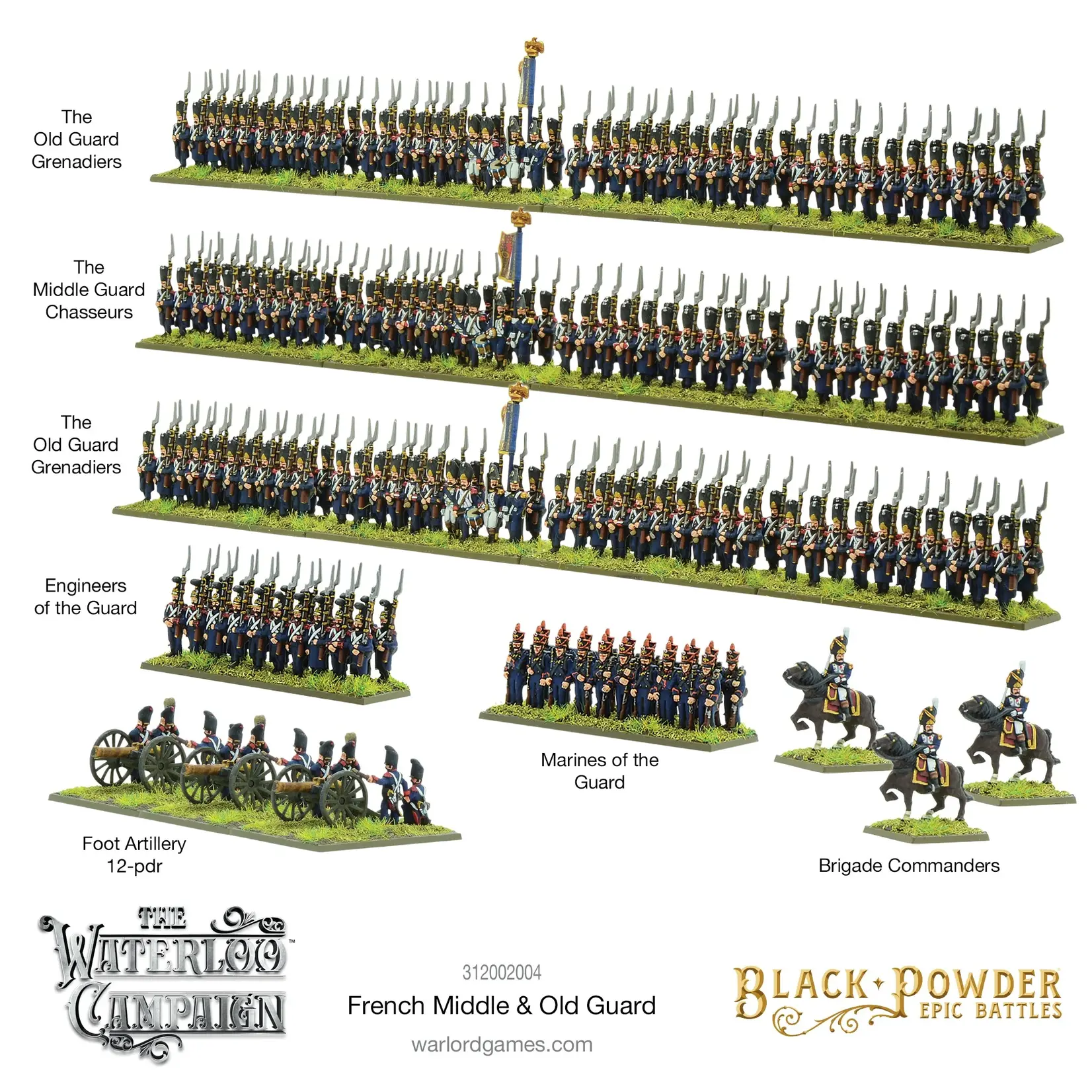 Black Powder Black Powder Epic Battles: French Middle & Old Guard
