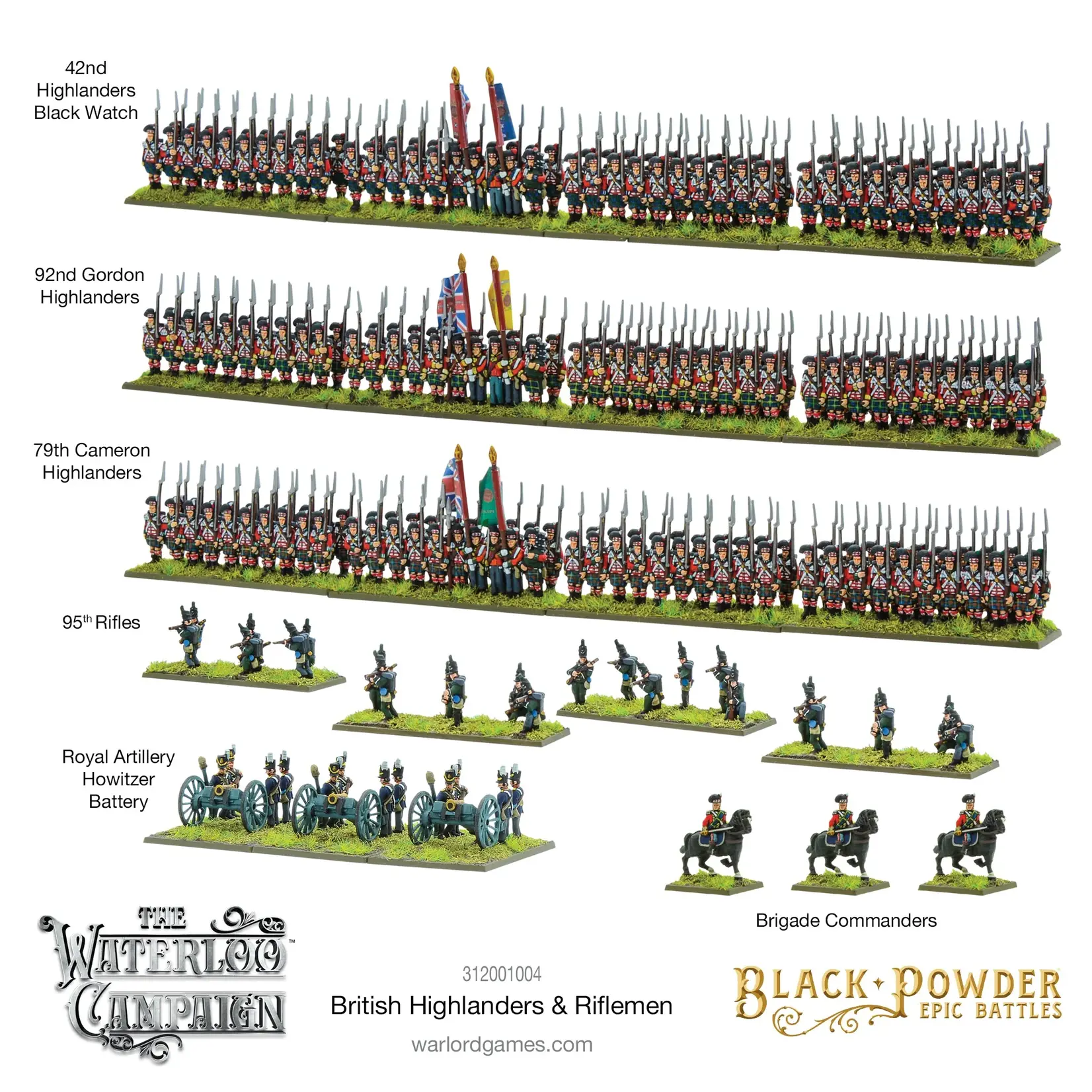 Black Powder Black Powder Epic Battles: British Highlanders & Riflemen