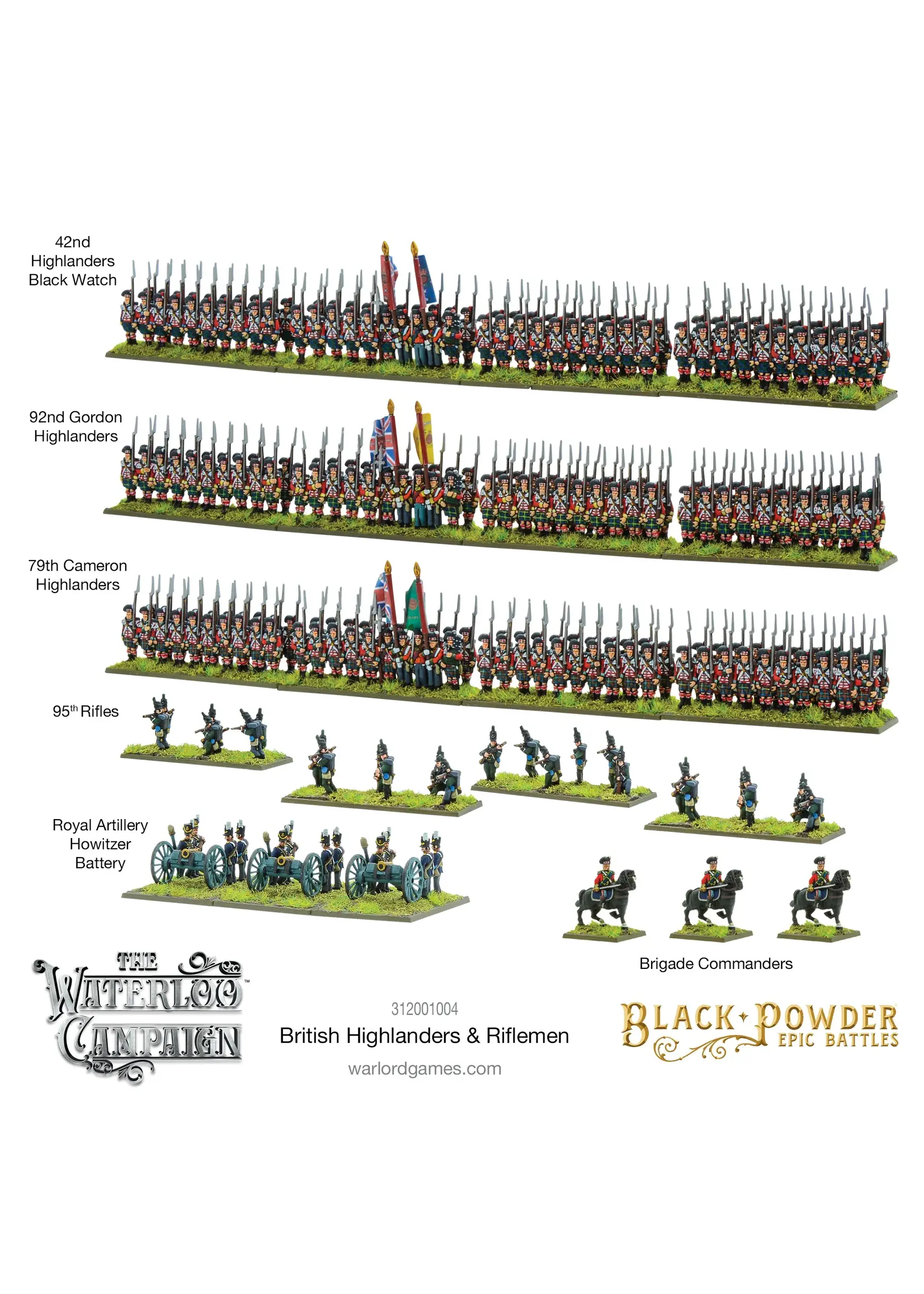 Black Powder Black Powder Epic Battles: British Highlanders & Riflemen