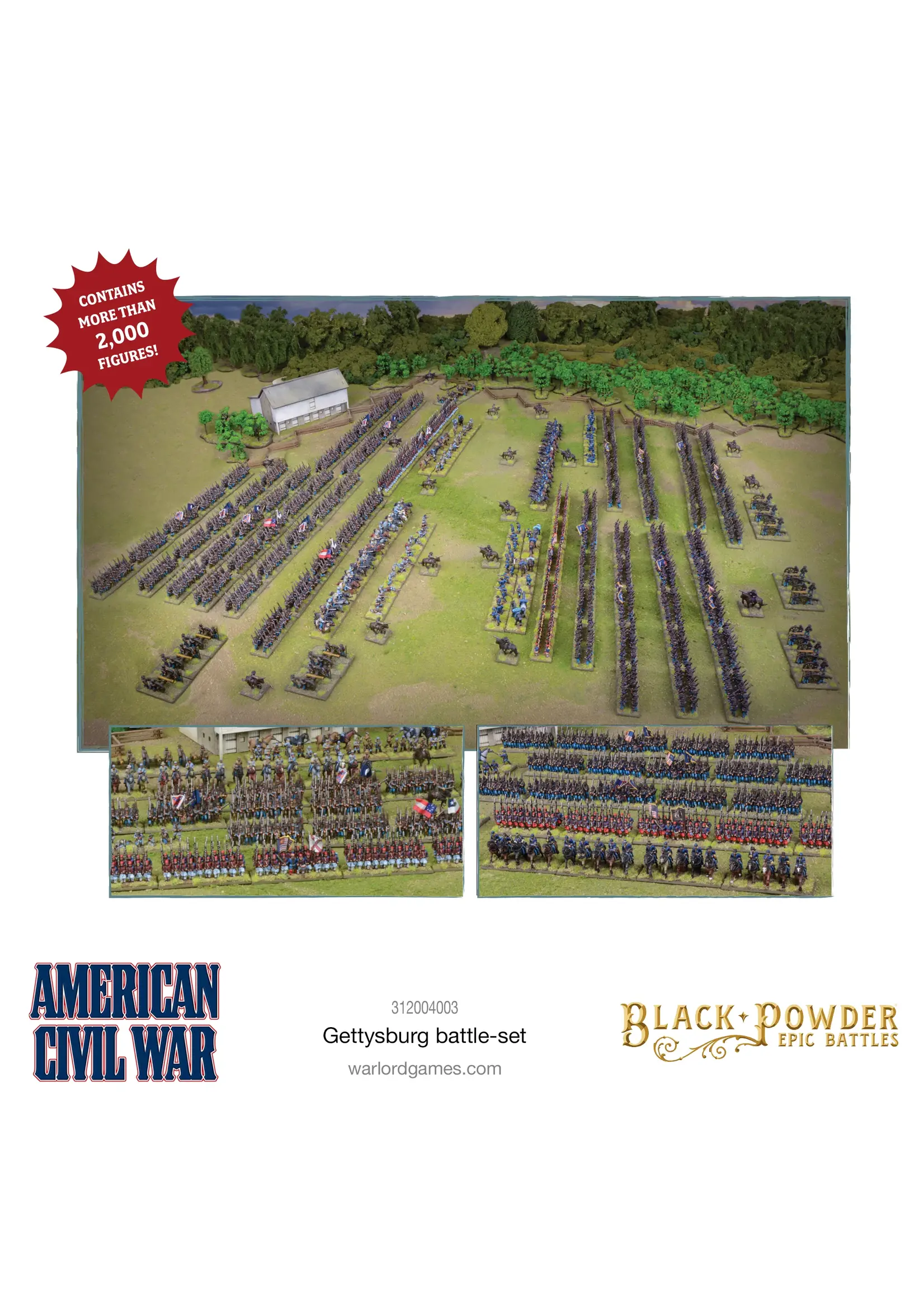 Black Powder Black Powder Epic Battles - American Civil War Gettysburg Battle Set