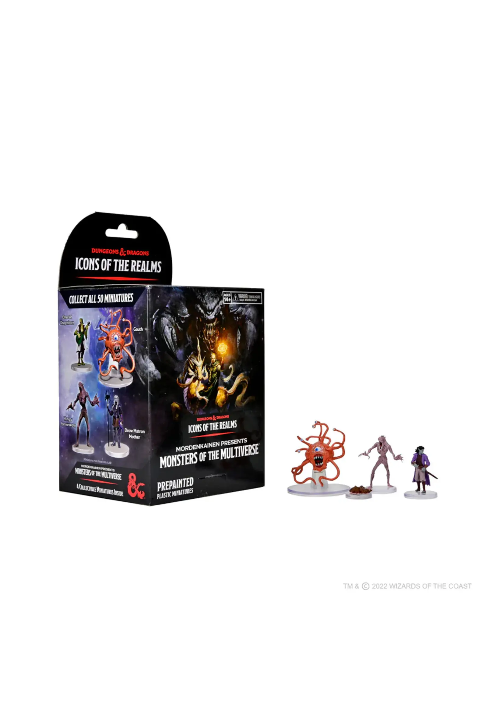 dungeons and dragons D&D Icons of the Realms Miniatures: Mordenkainen Monsters of the Multiverse Brick (Set 23)