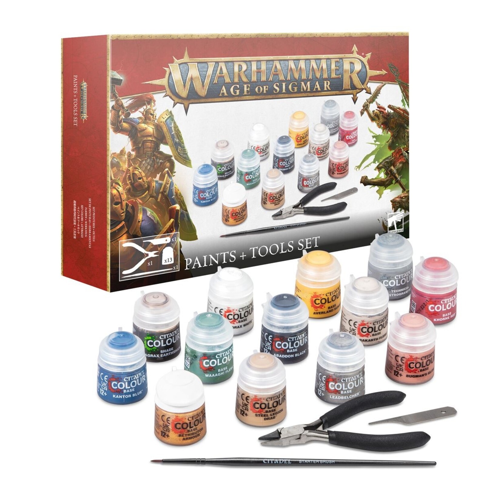 Warhammer: age of sigmar Age of Sigmar: Paints + Tools Set
