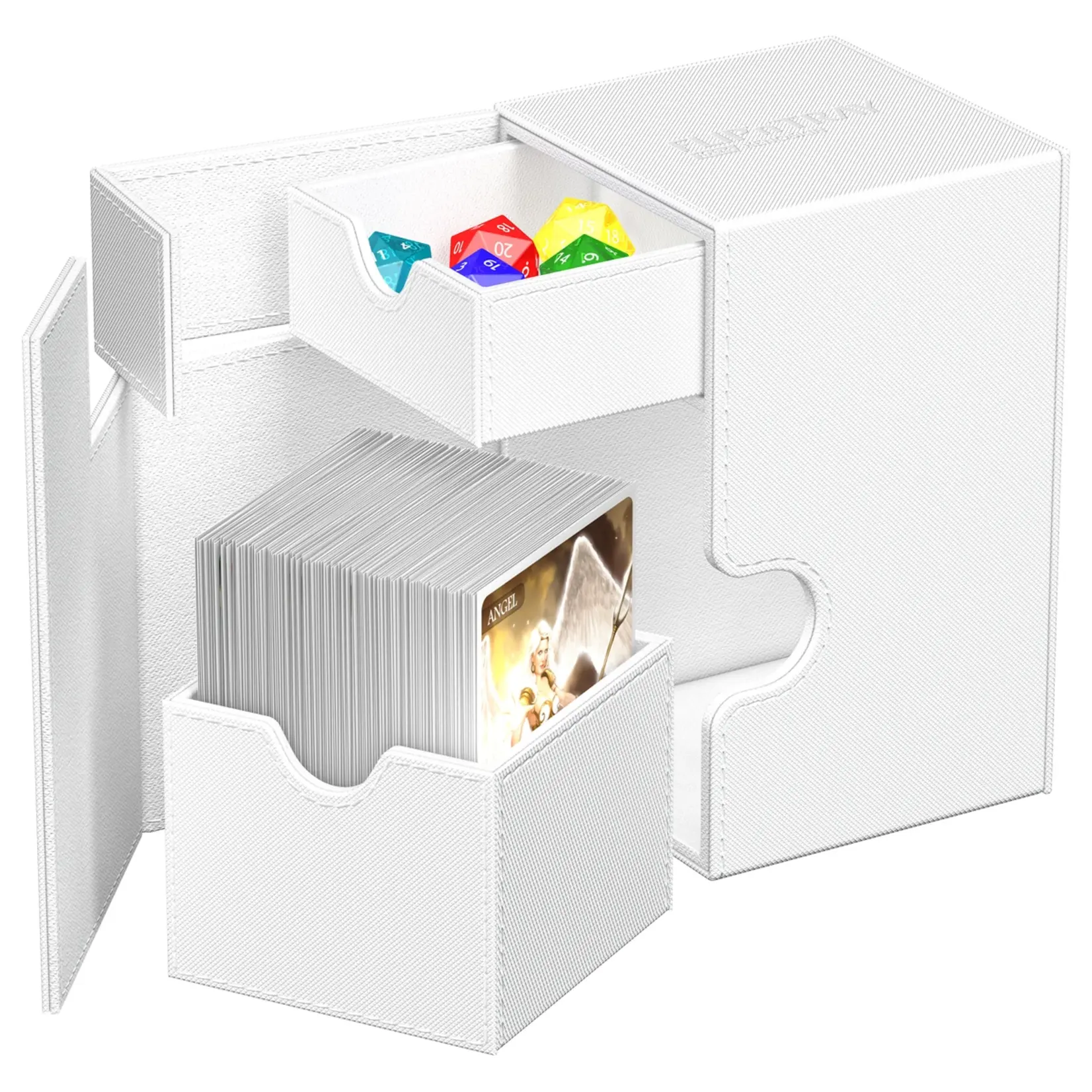 Ultimate Guard Ultimate Guard Flip`n`Tray 100+ XenoSkin Monocolor White