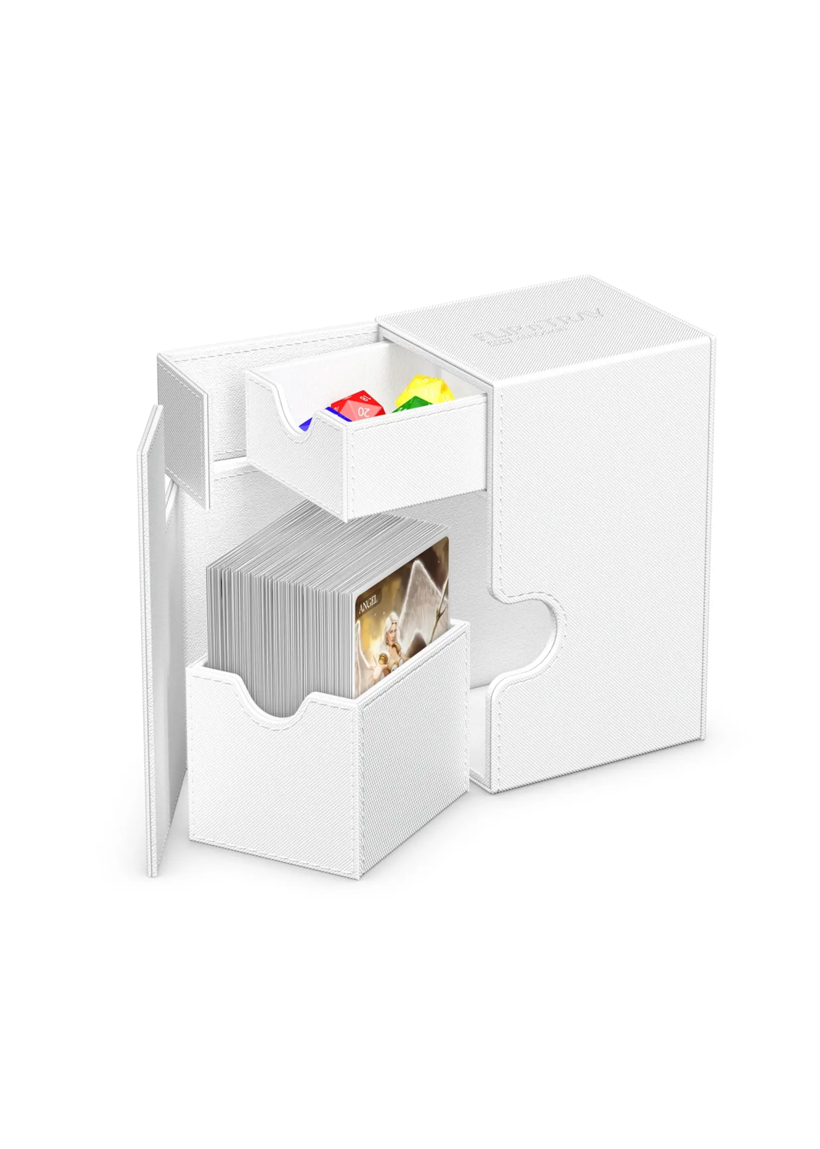 Ultimate Guard Ultimate Guard Flip`n`Tray 80+ XenoSkin Monocolor White