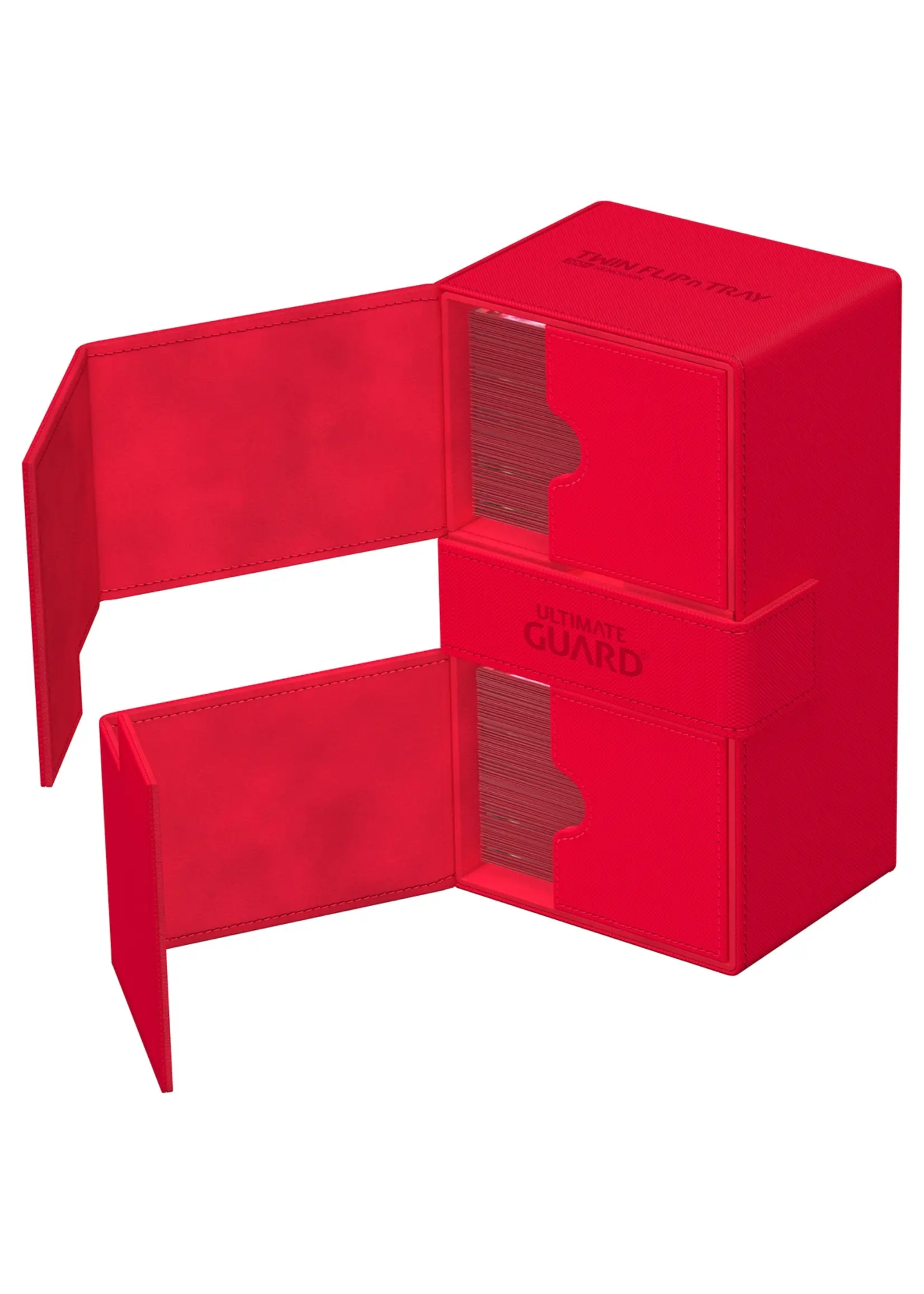 Ultimate Guard Ultimate Guard Twin Flip'n'Tray 200+ Xenoskin - Red