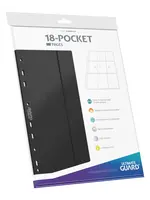 Ultimate Guard Ultimate Guard 18-Pocket Pages Side-Loading (10) - Black