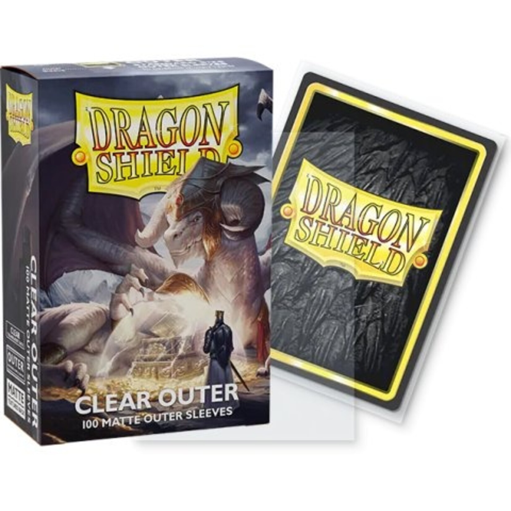DRAGON SHIELD Dragon Shield Standard size Outer Sleeves - Matte Clear