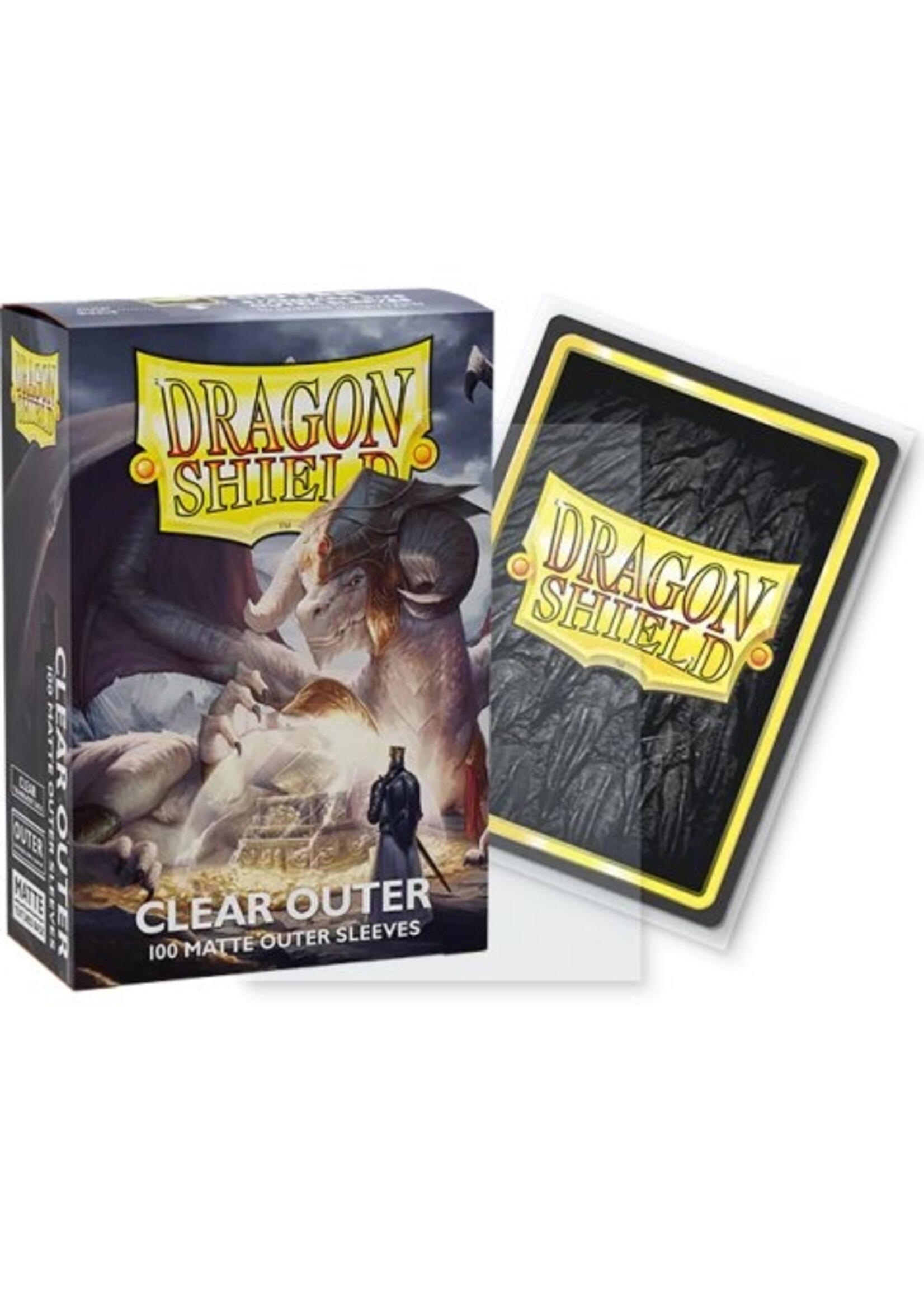 DRAGON SHIELD Dragon Shield Standard size Outer Sleeves - Matte Clear