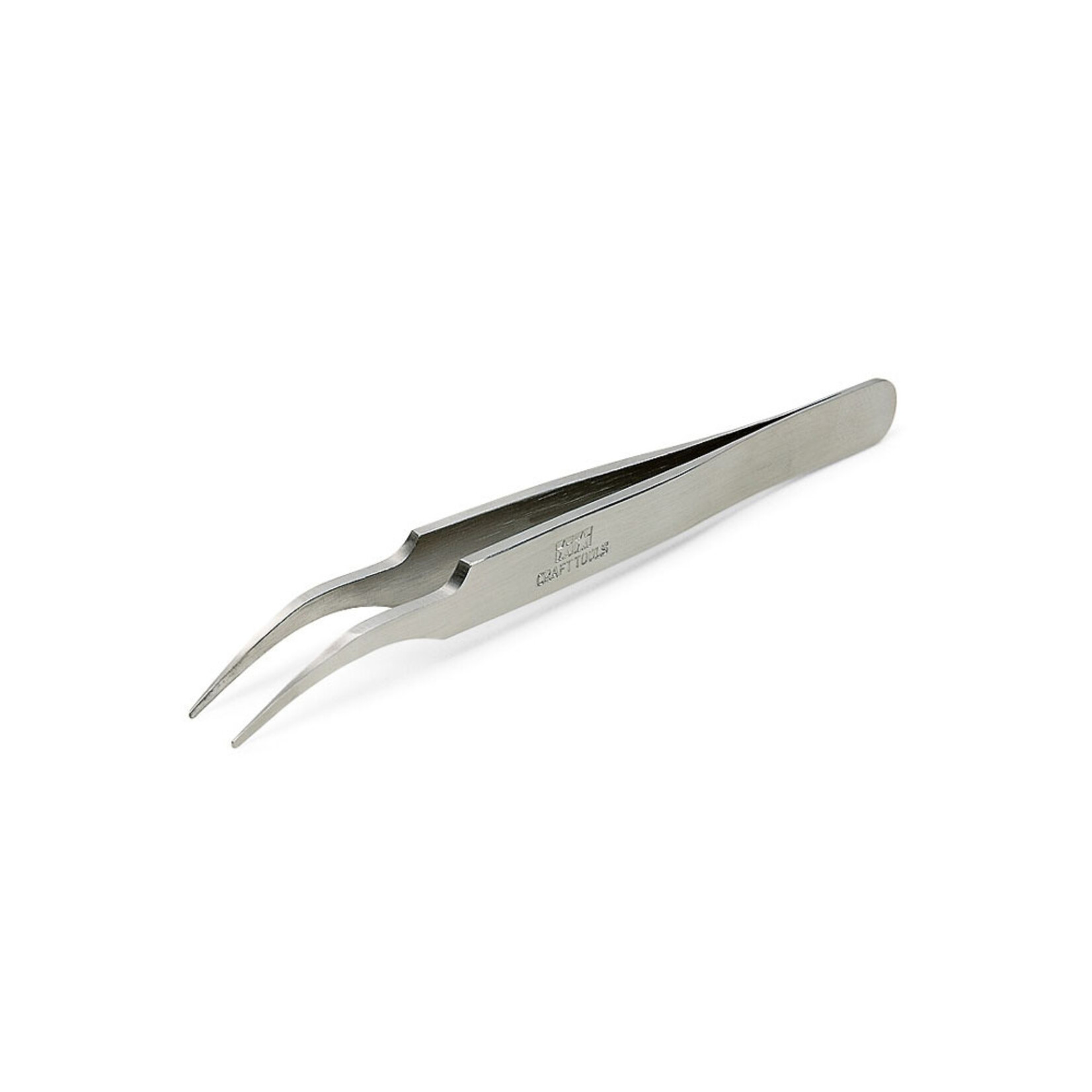 Tamiya Tamiya 74108 HG Angled Tweezers Round Tip