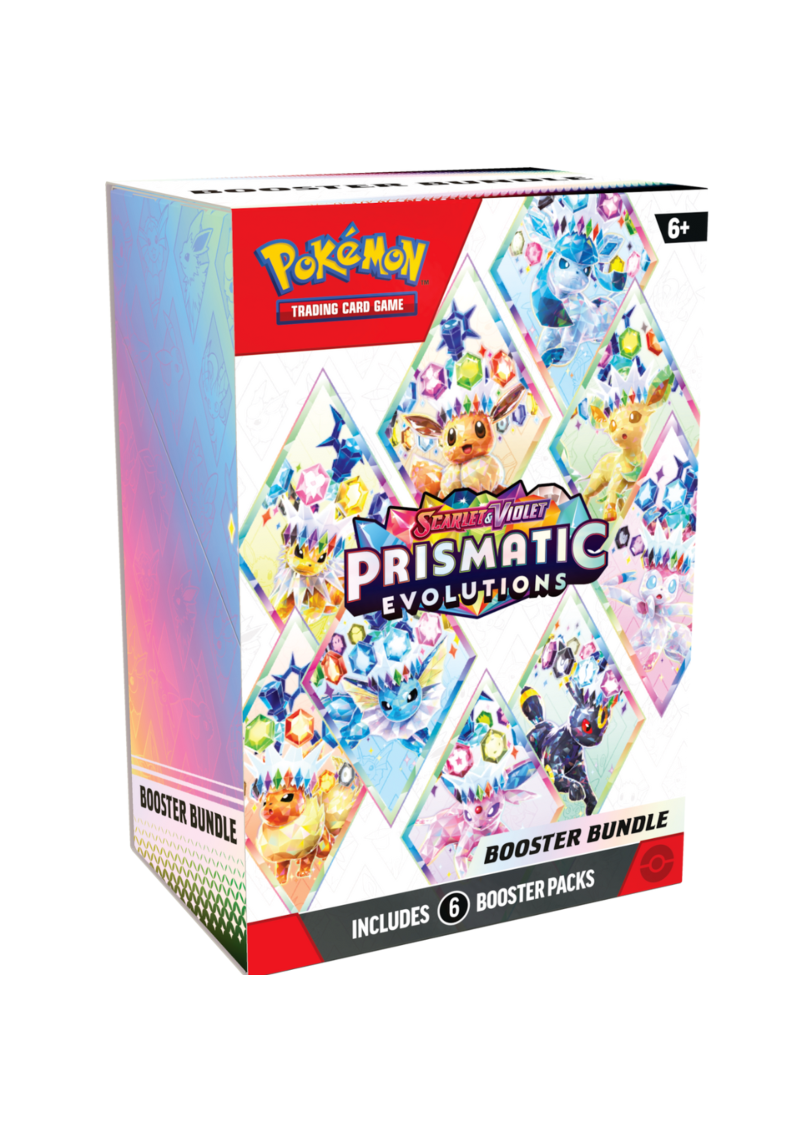 Pokémon Prismatic Evolutions - Pokemon - Booster Bundle ( 6 packs )