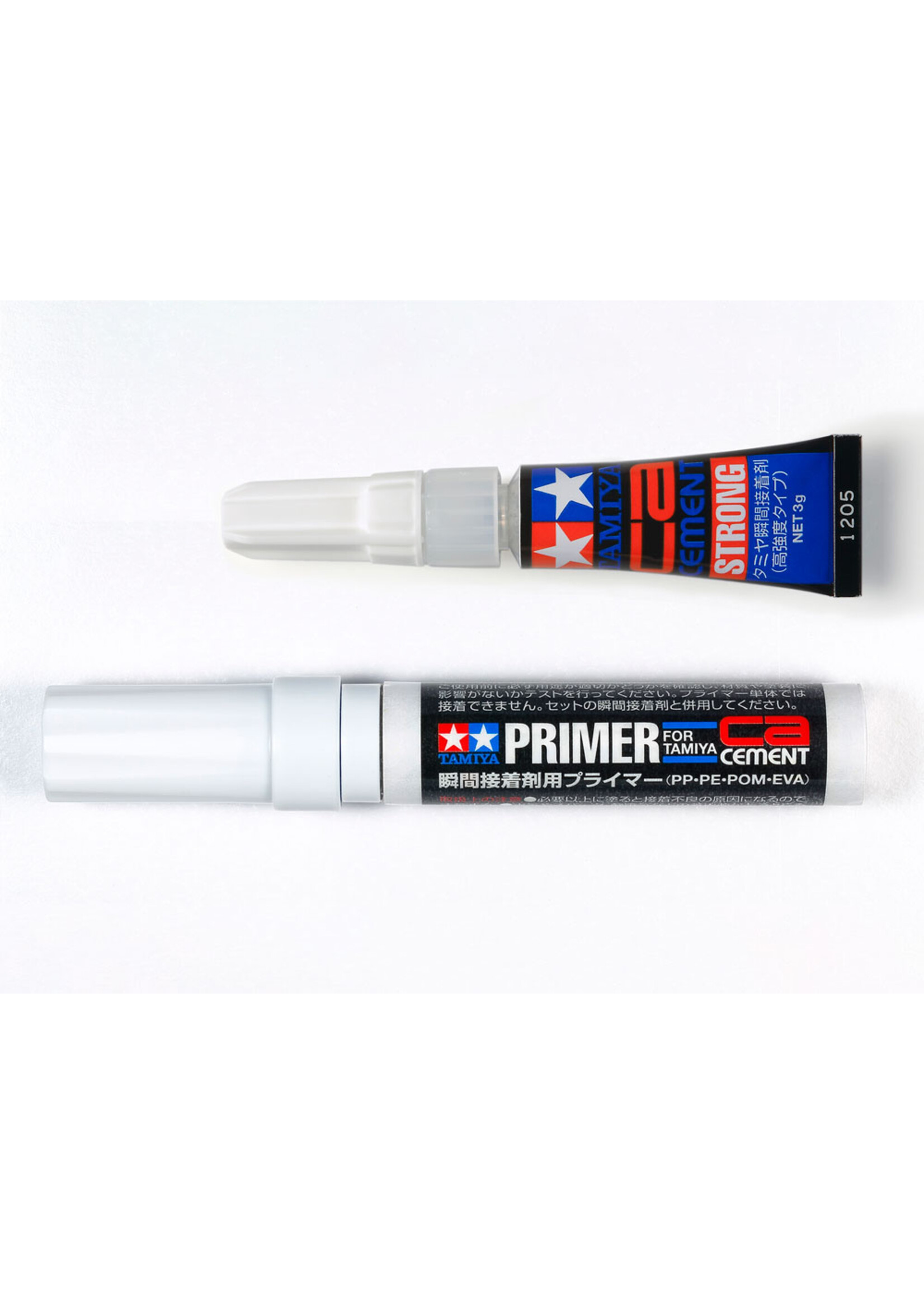 Tamiya Tamiya 87221 CA cement & primer set (pp/pe/pom/eva)