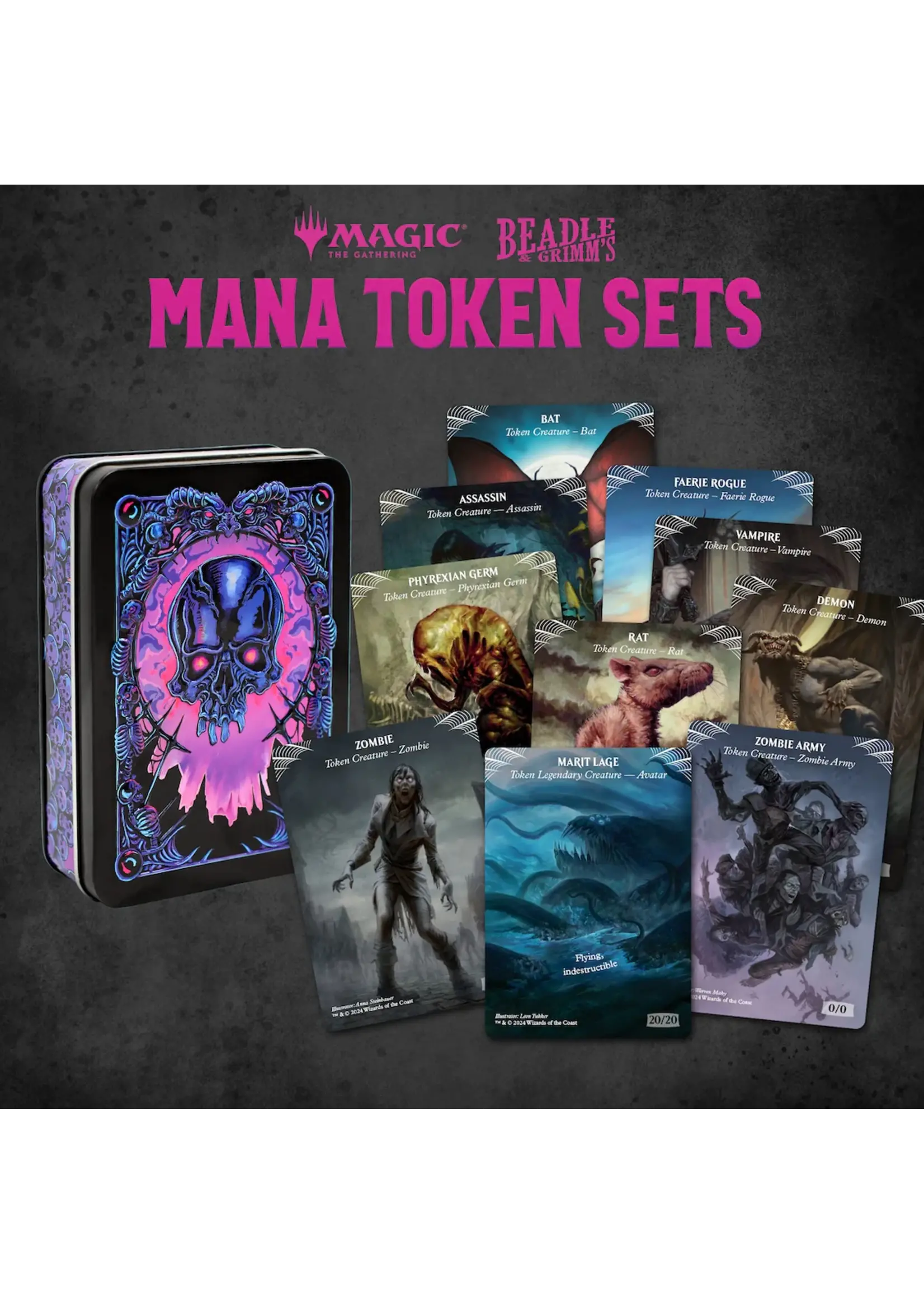 Magic the gathering Magic the Gathering Dice and Token Pack Black Mana
