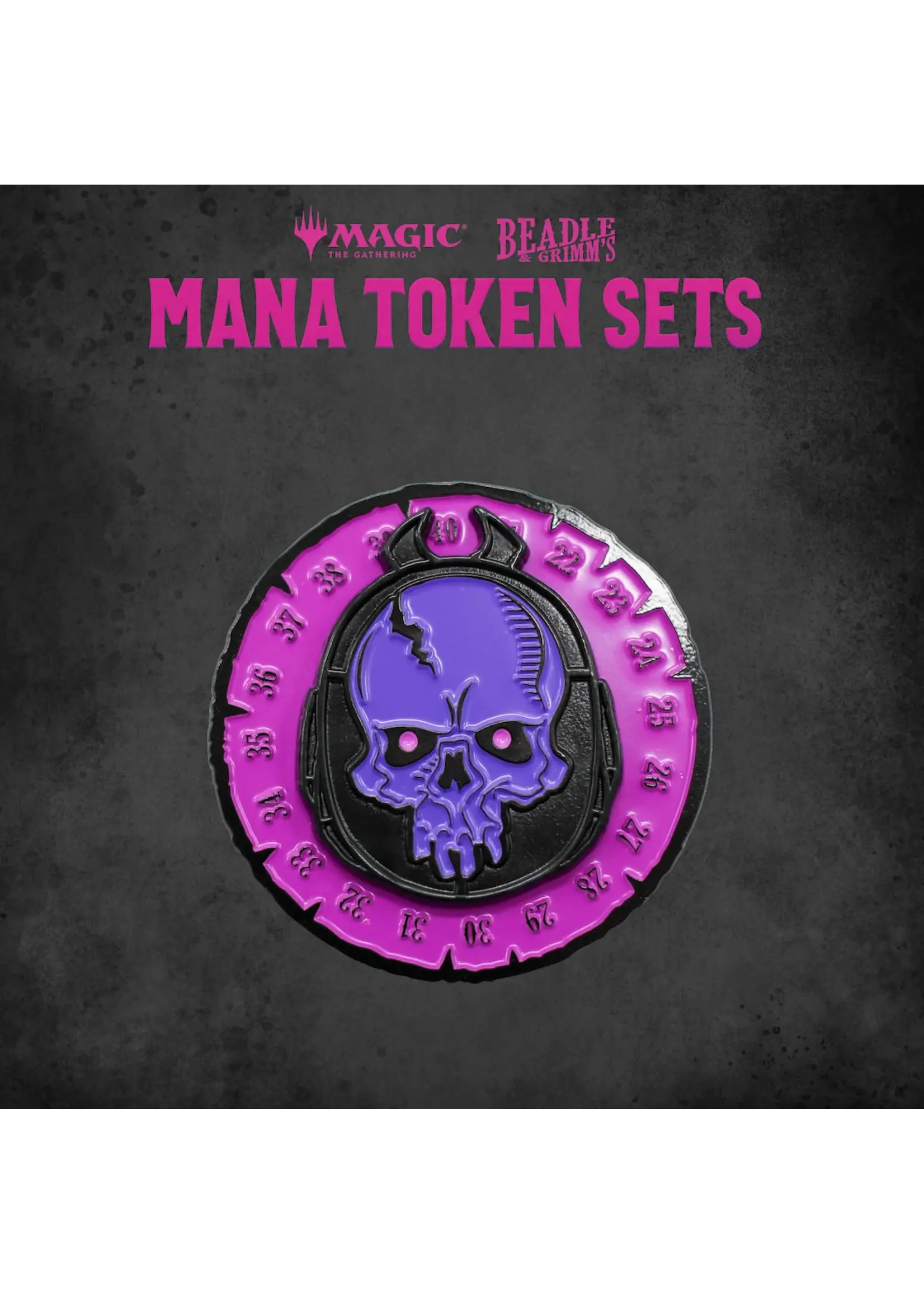 Magic the gathering Magic the Gathering Dice and Token Pack Black Mana