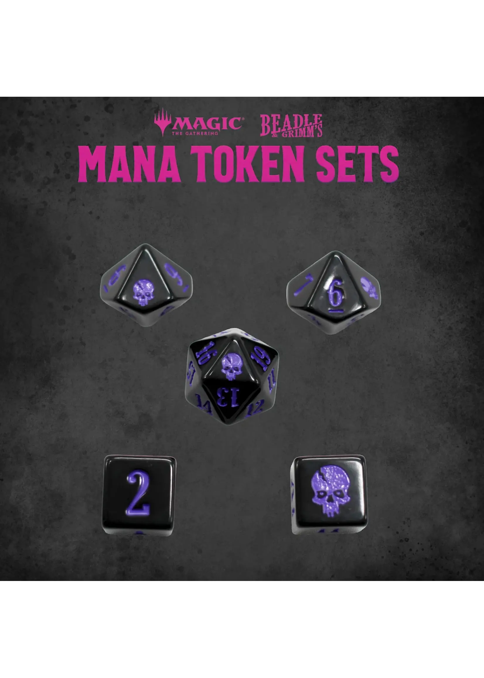 Magic the gathering Magic the Gathering Dice and Token Pack Black Mana
