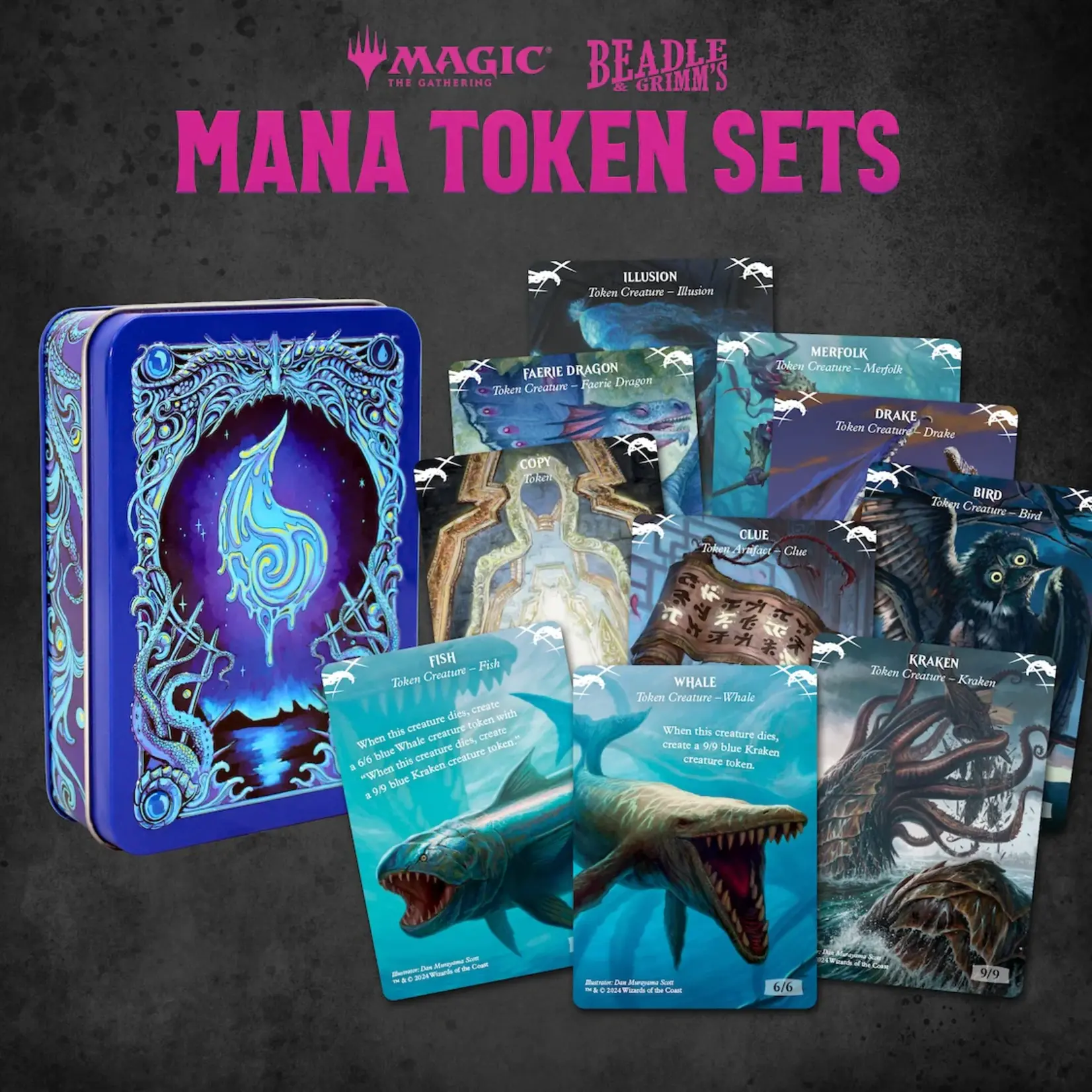 Magic the gathering Magic the Gathering Dice and Token Pack Blue Mana