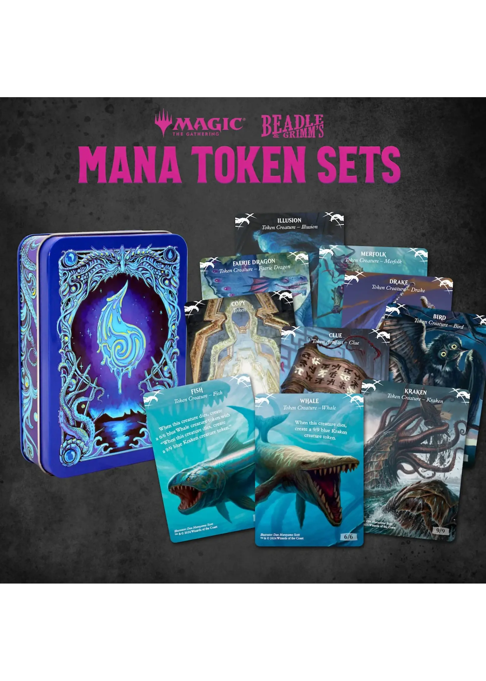 Magic the gathering Magic the Gathering Dice and Token Pack Blue Mana