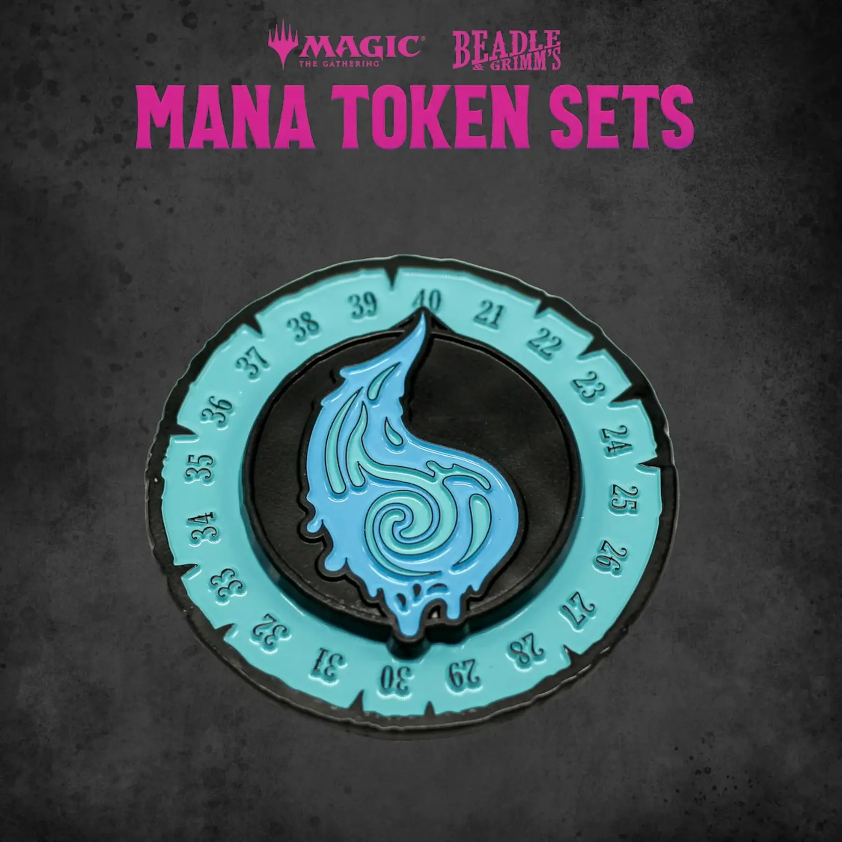 Magic the gathering Magic the Gathering Dice and Token Pack Blue Mana