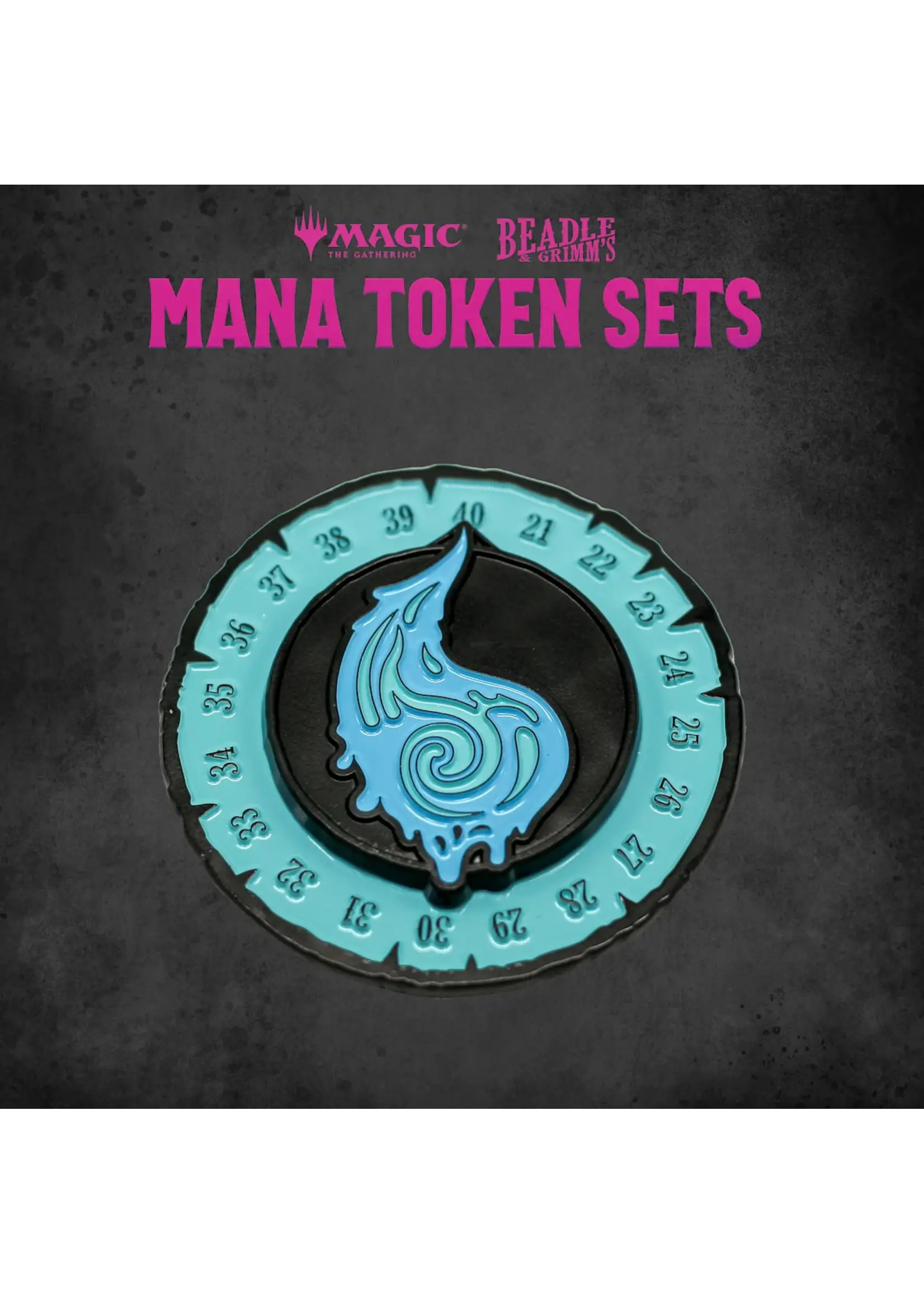 Magic the gathering Magic the Gathering Dice and Token Pack Blue Mana