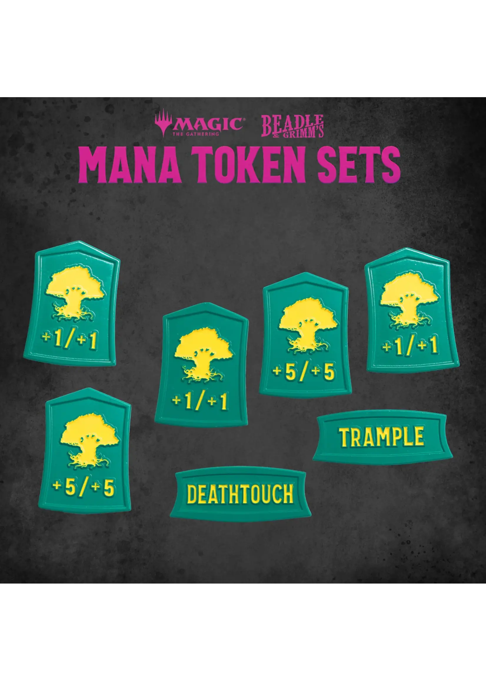 Magic the gathering Magic the Gathering Dice and Token Pack Green Mana