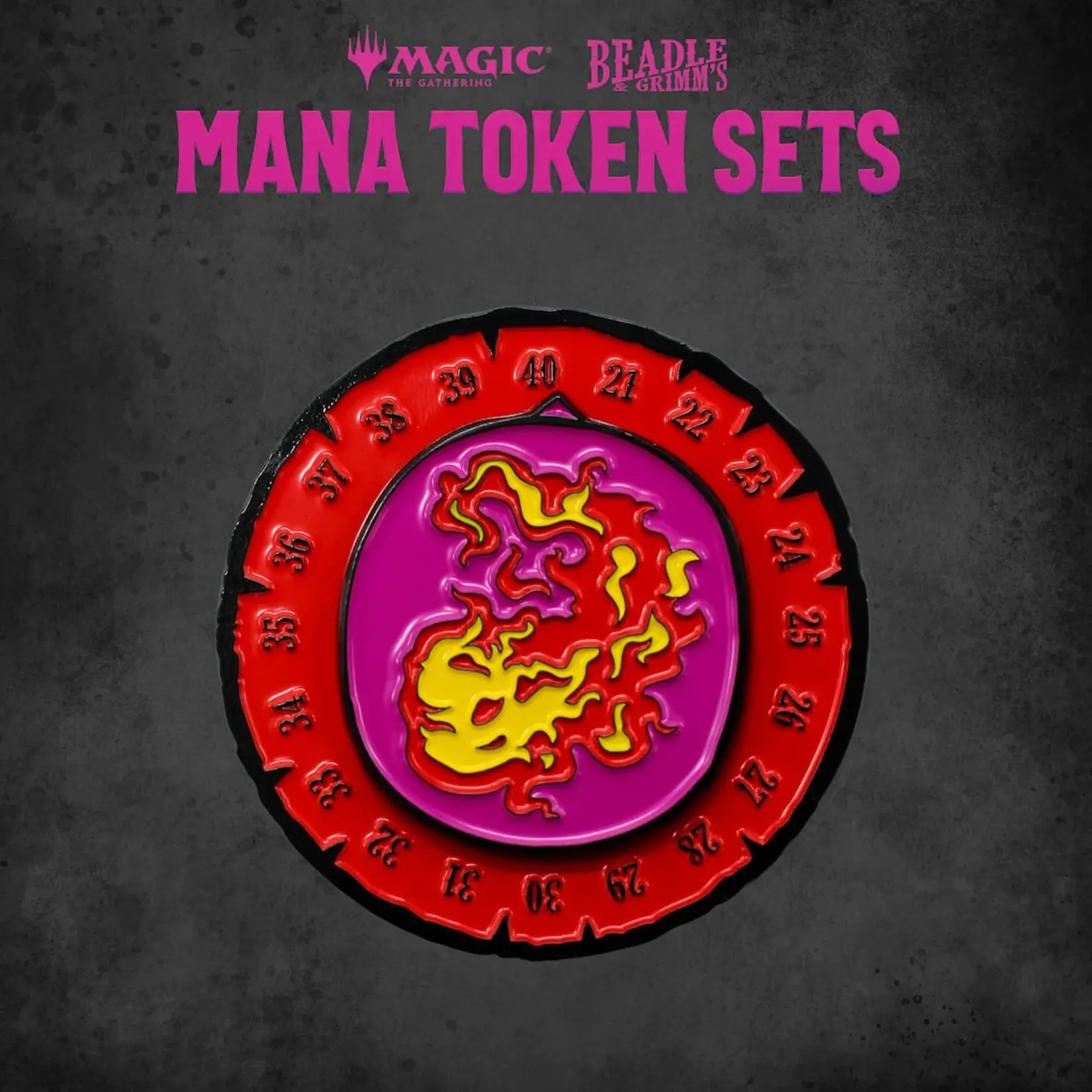 Magic the gathering Magic the Gathering Dice and Token Pack Red Mana