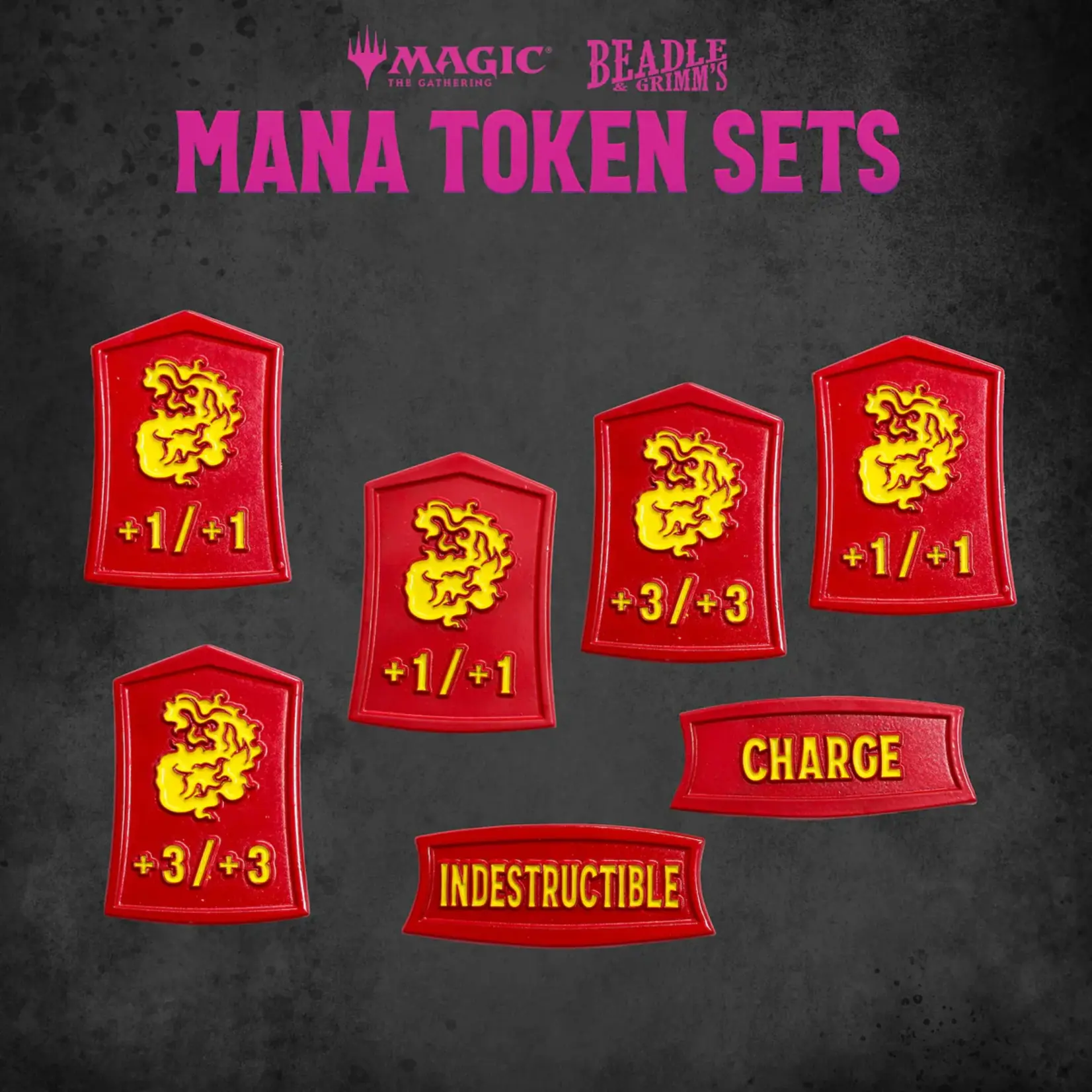 Magic the gathering Magic the Gathering Dice and Token Pack Red Mana