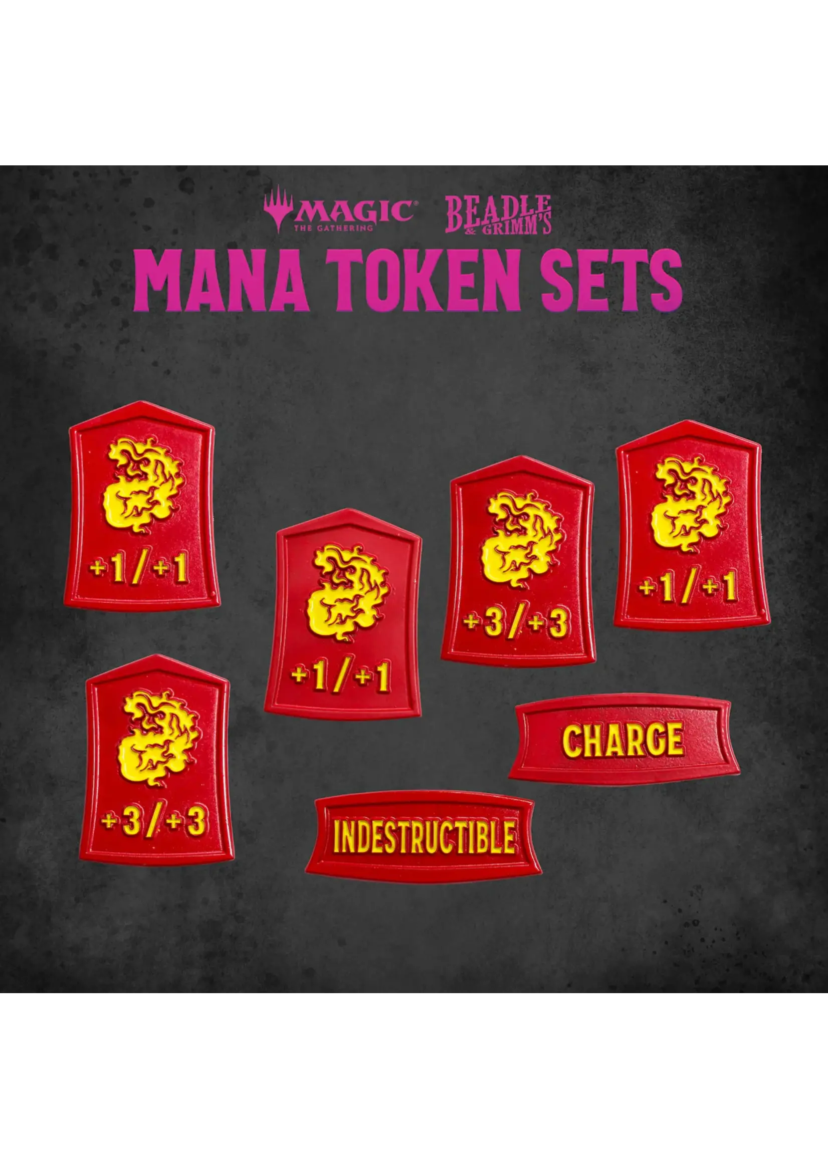 Magic the gathering Magic the Gathering Dice and Token Pack Red Mana