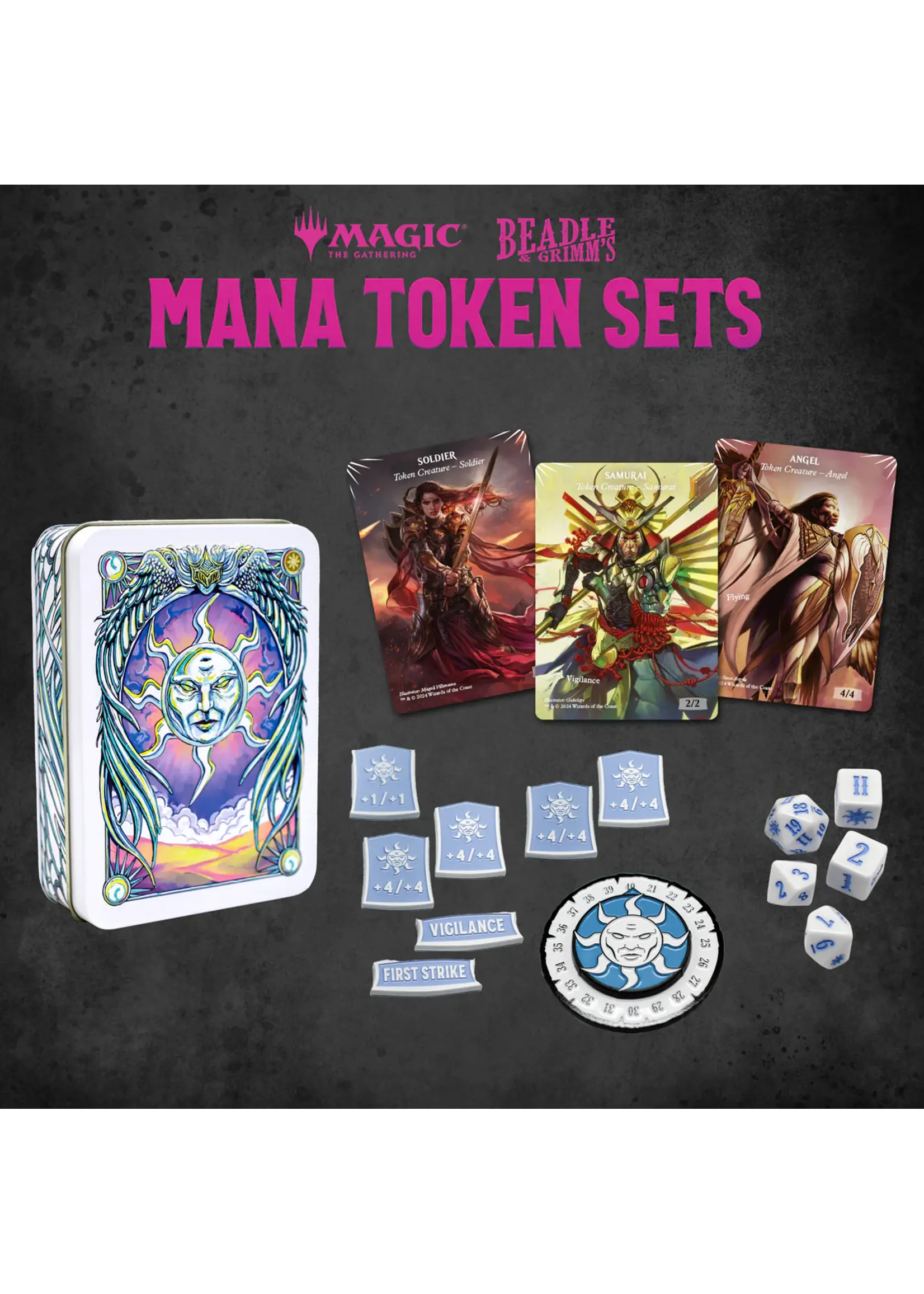Magic the gathering Magic the Gathering Dice and Token Pack White Mana