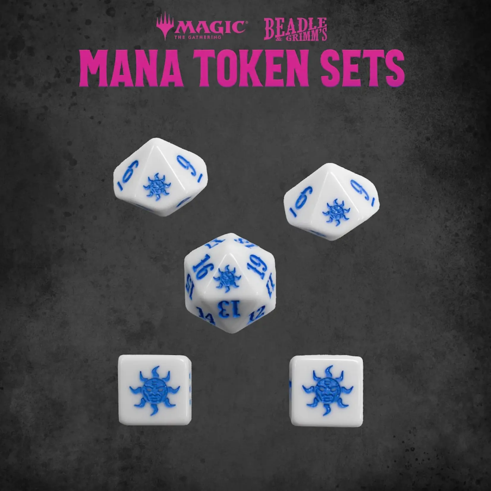 Magic the gathering Magic the Gathering Dice and Token Pack White Mana