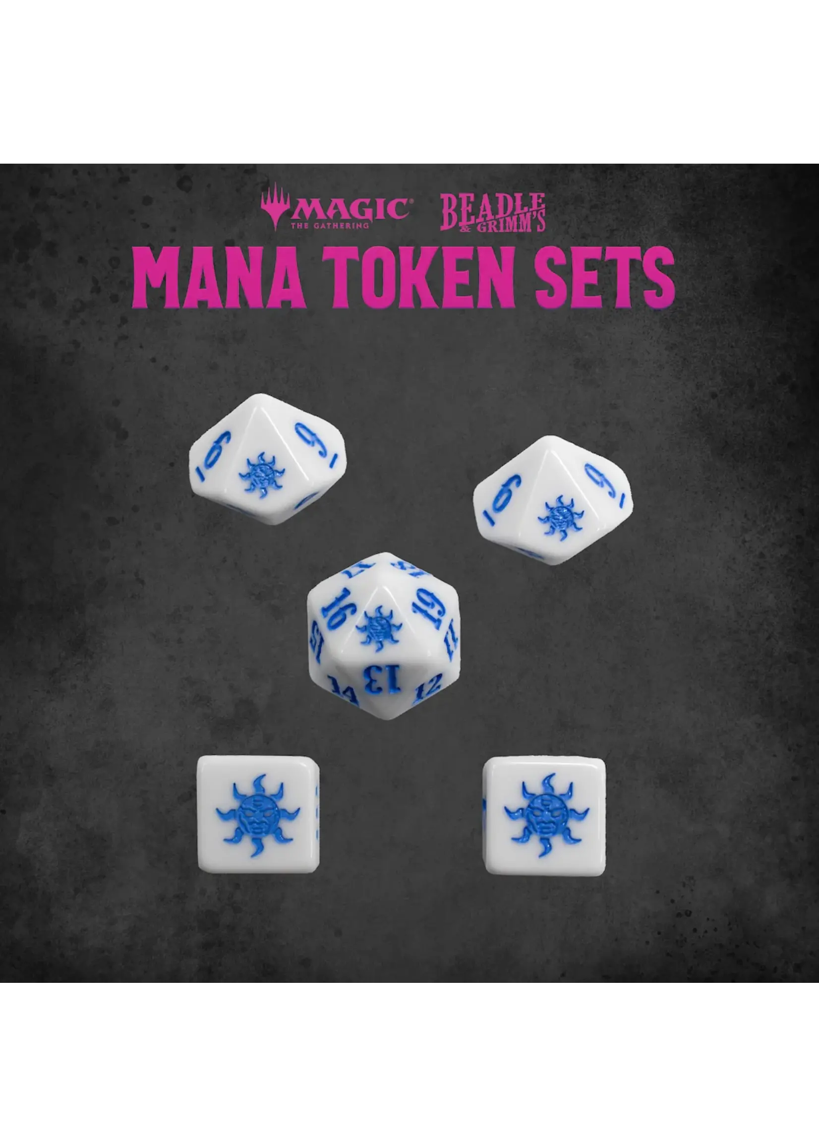Magic the gathering Magic the Gathering Dice and Token Pack White Mana