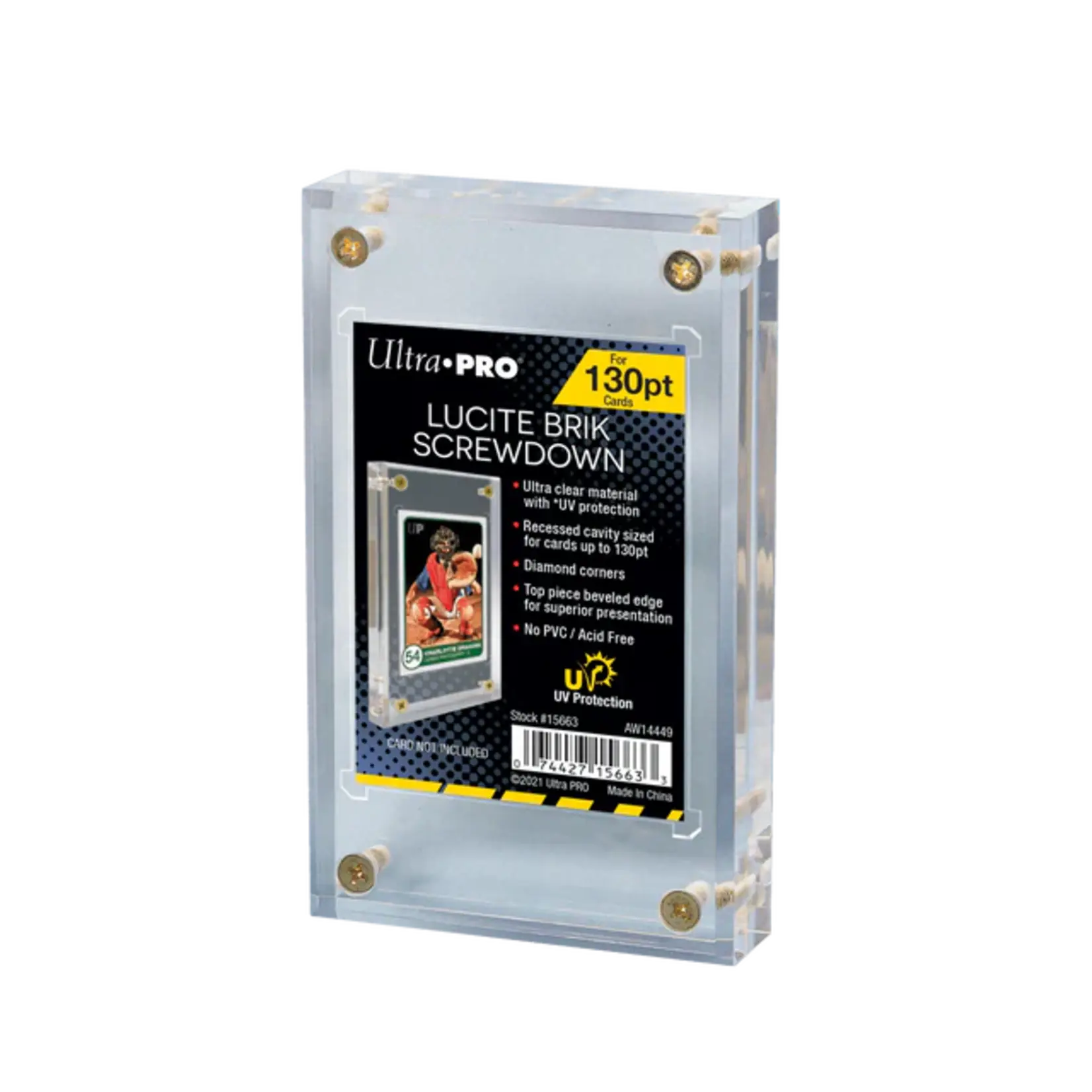 Ultra pro UP - Lucite Brik UV Screwdown 130PT