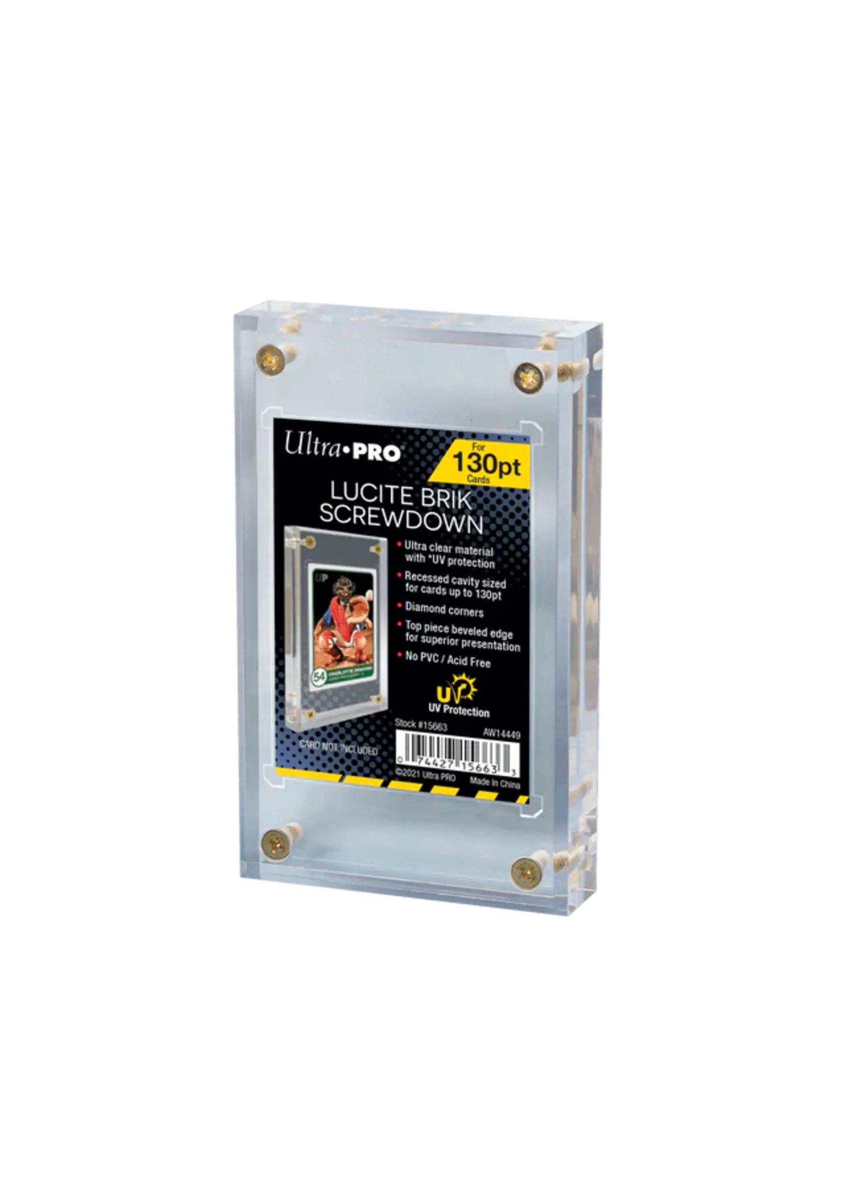Ultra pro UP - Lucite Brik UV Screwdown 130PT
