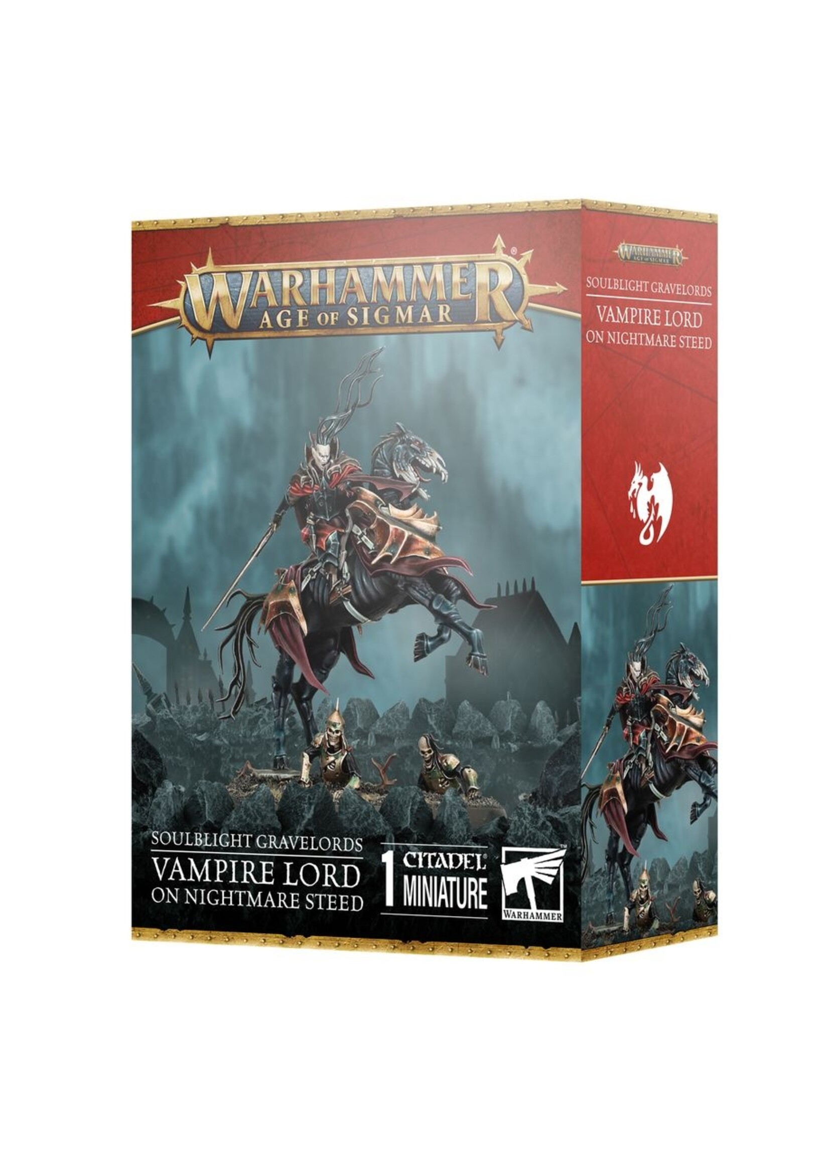 Warhammer: age of sigmar Soulblight Gravelords: Vampire Lord On Nightmare Steed