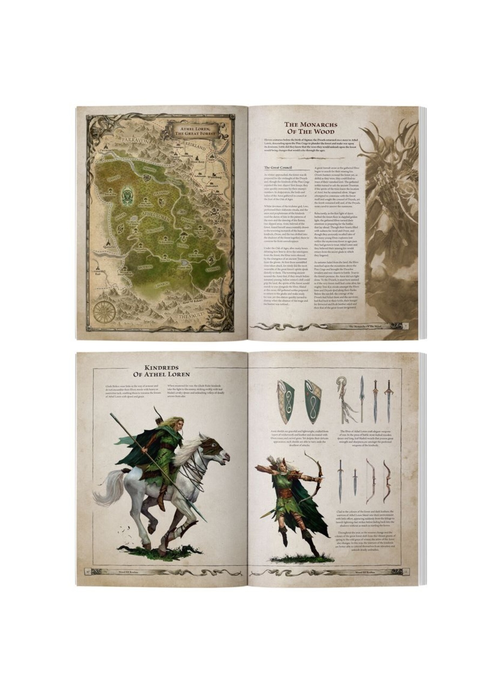 warhammer the old world Wood Elf Realms: Arcane Journal