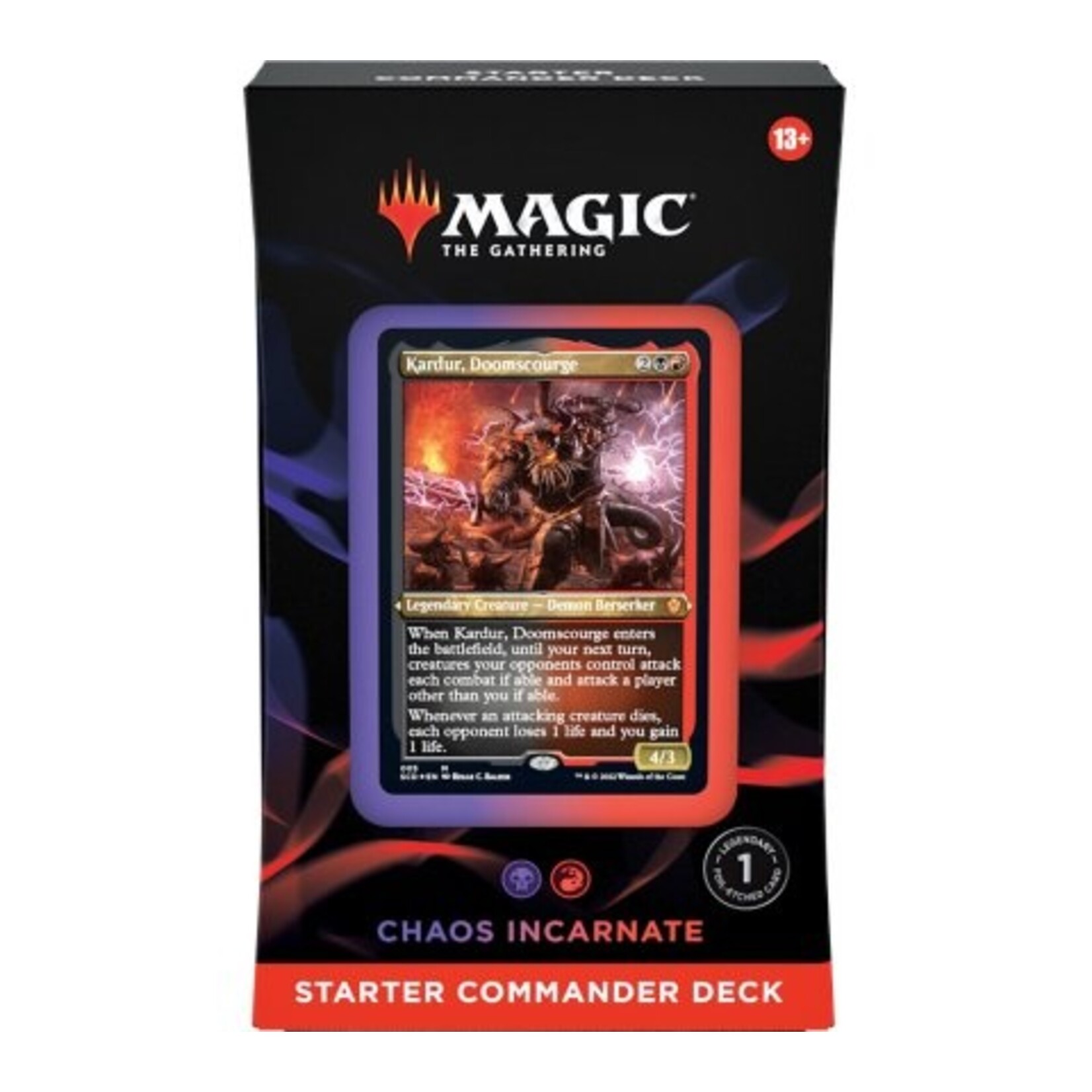 Magic the gathering Starter Commander:  Chaos Incarnate