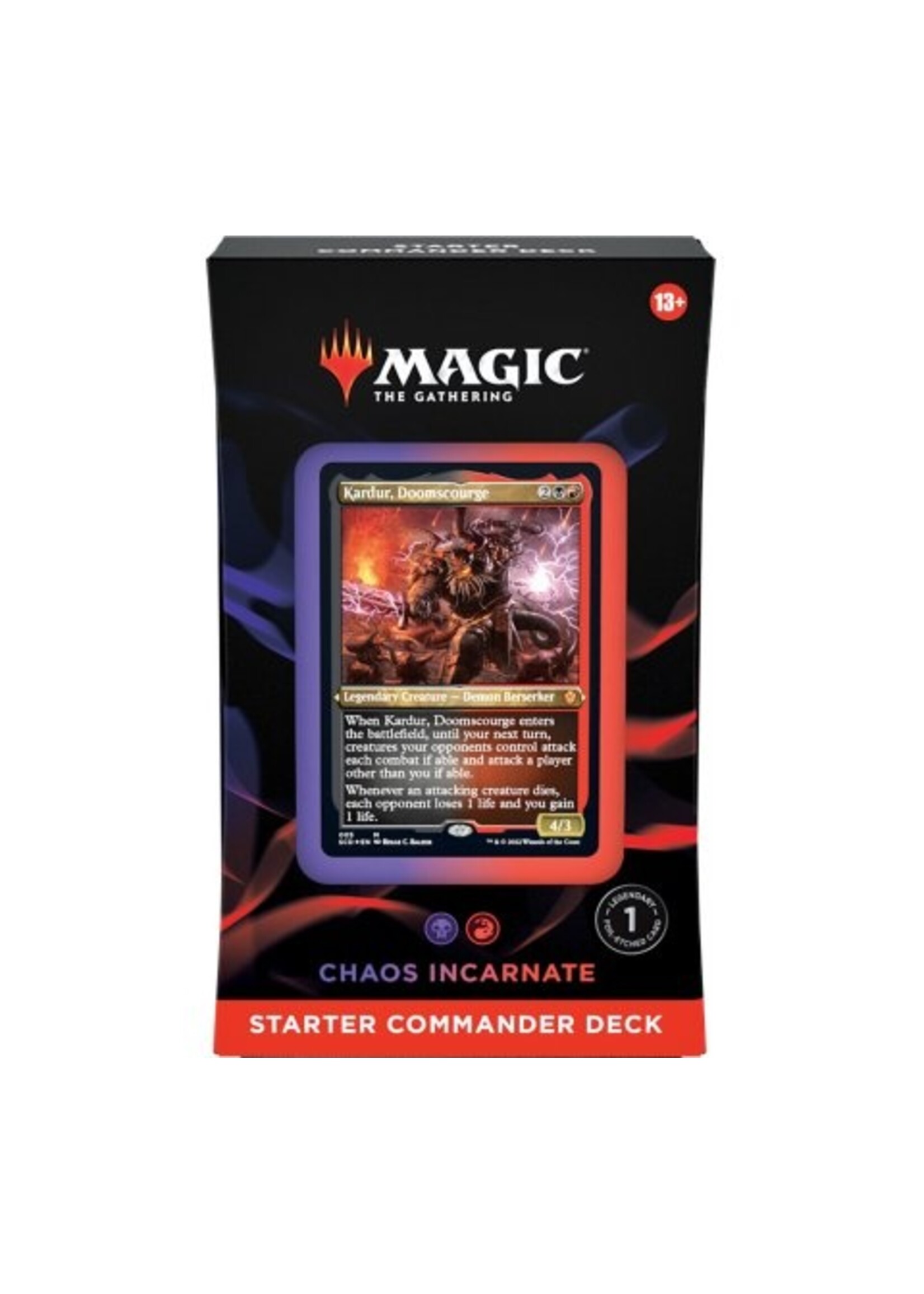 Magic the gathering Starter Commander:  Chaos Incarnate