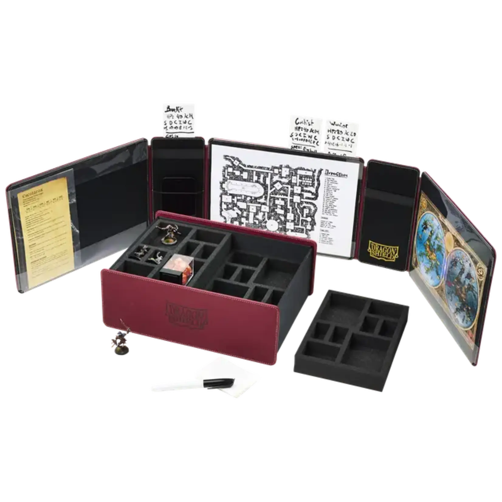 DRAGON SHIELD Dragon Shield Game Master companion-Blood Red