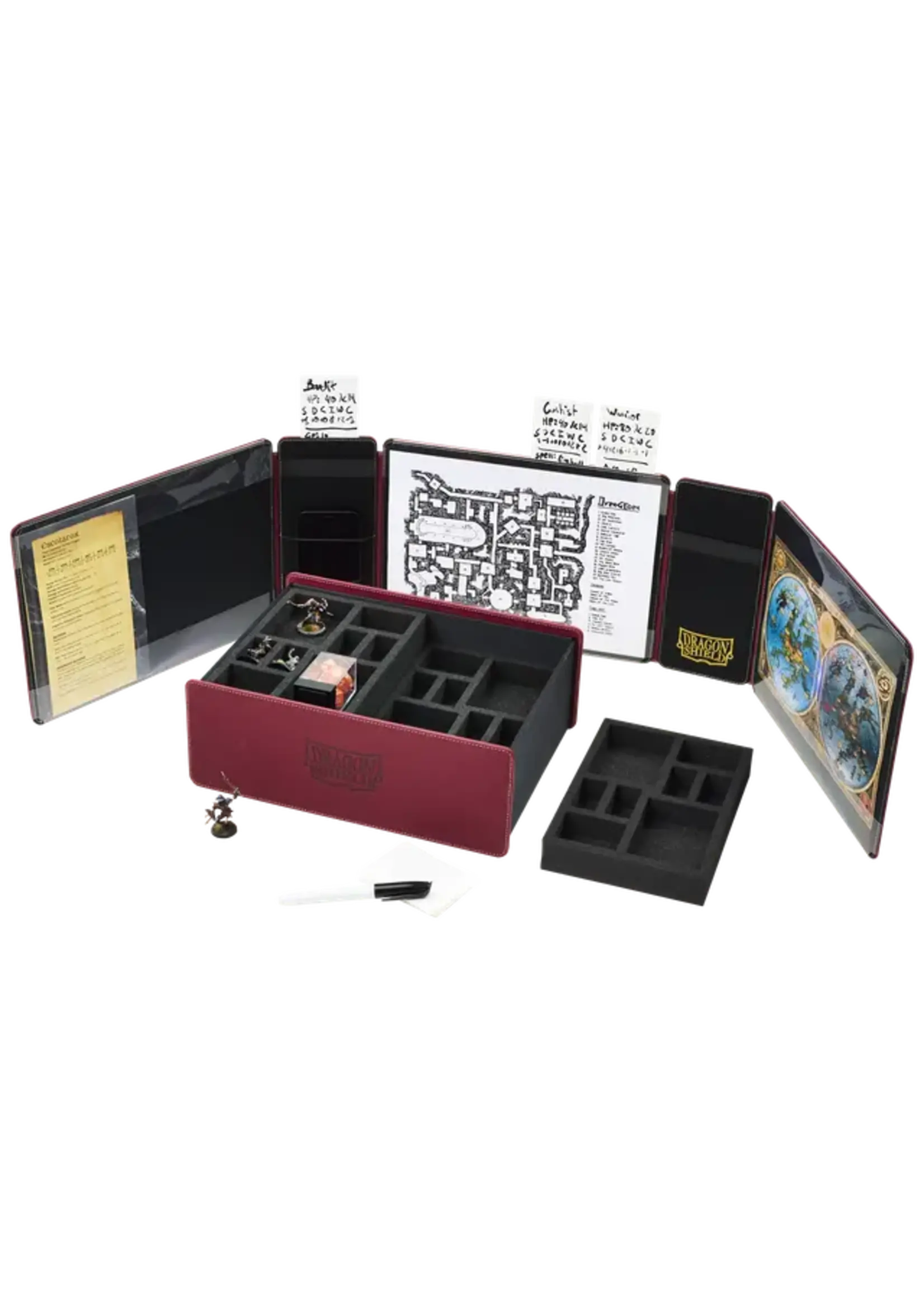 DRAGON SHIELD Dragon Shield Game Master companion-Blood Red