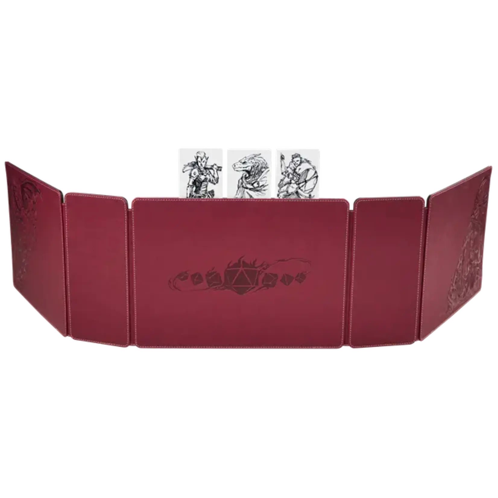 DRAGON SHIELD Dragon Shield Game Master companion-Blood Red