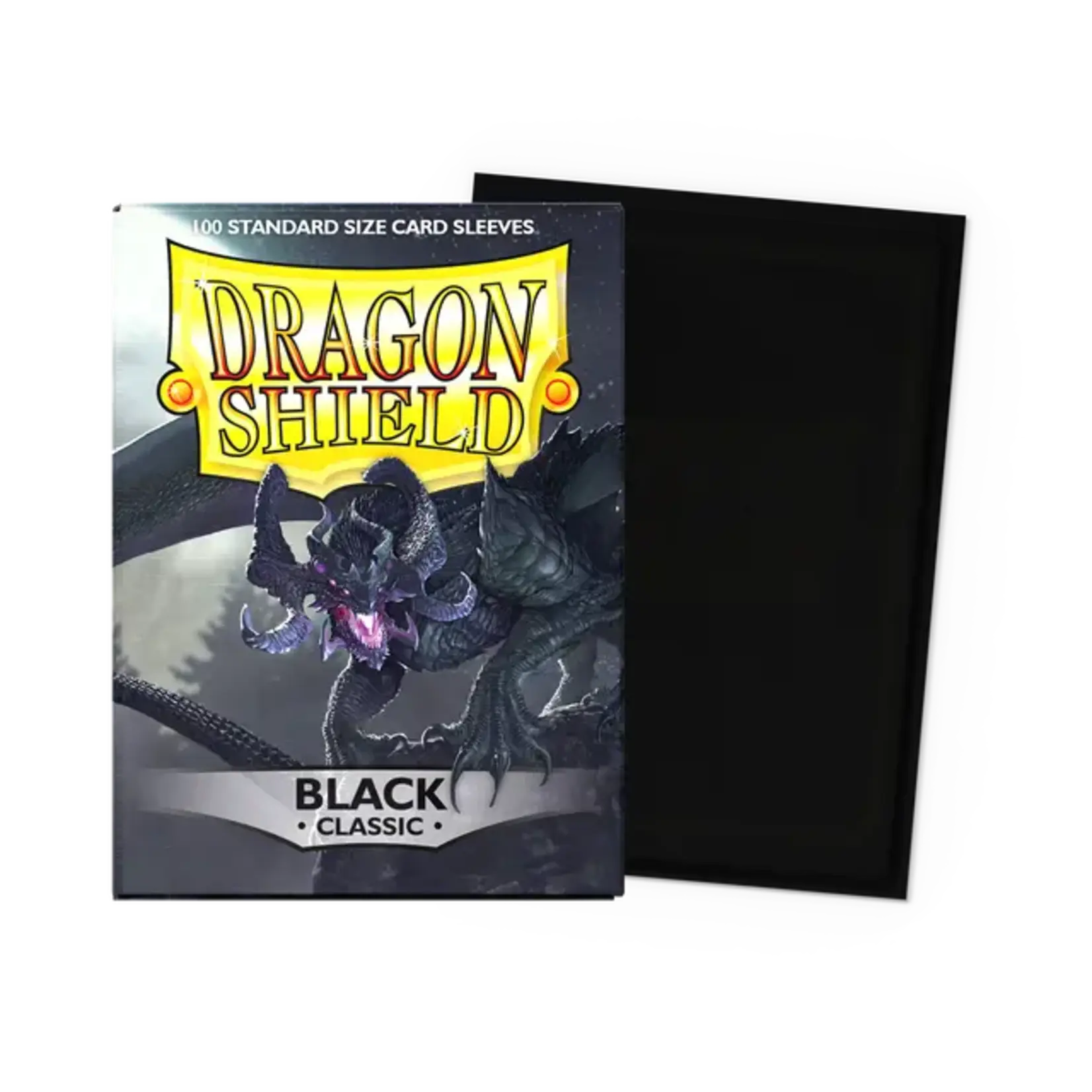 DRAGON SHIELD Dragon Shield- 100 Classic Sleeves: Black